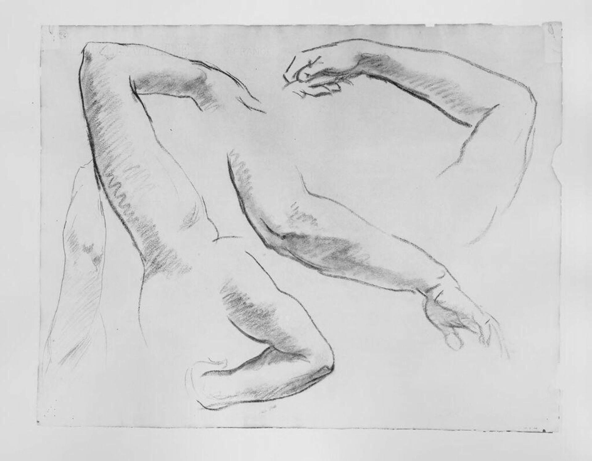 Study of Arms for "Three Dancing Figures," Museum of Fine Arts, Boston by John Singer Sargent