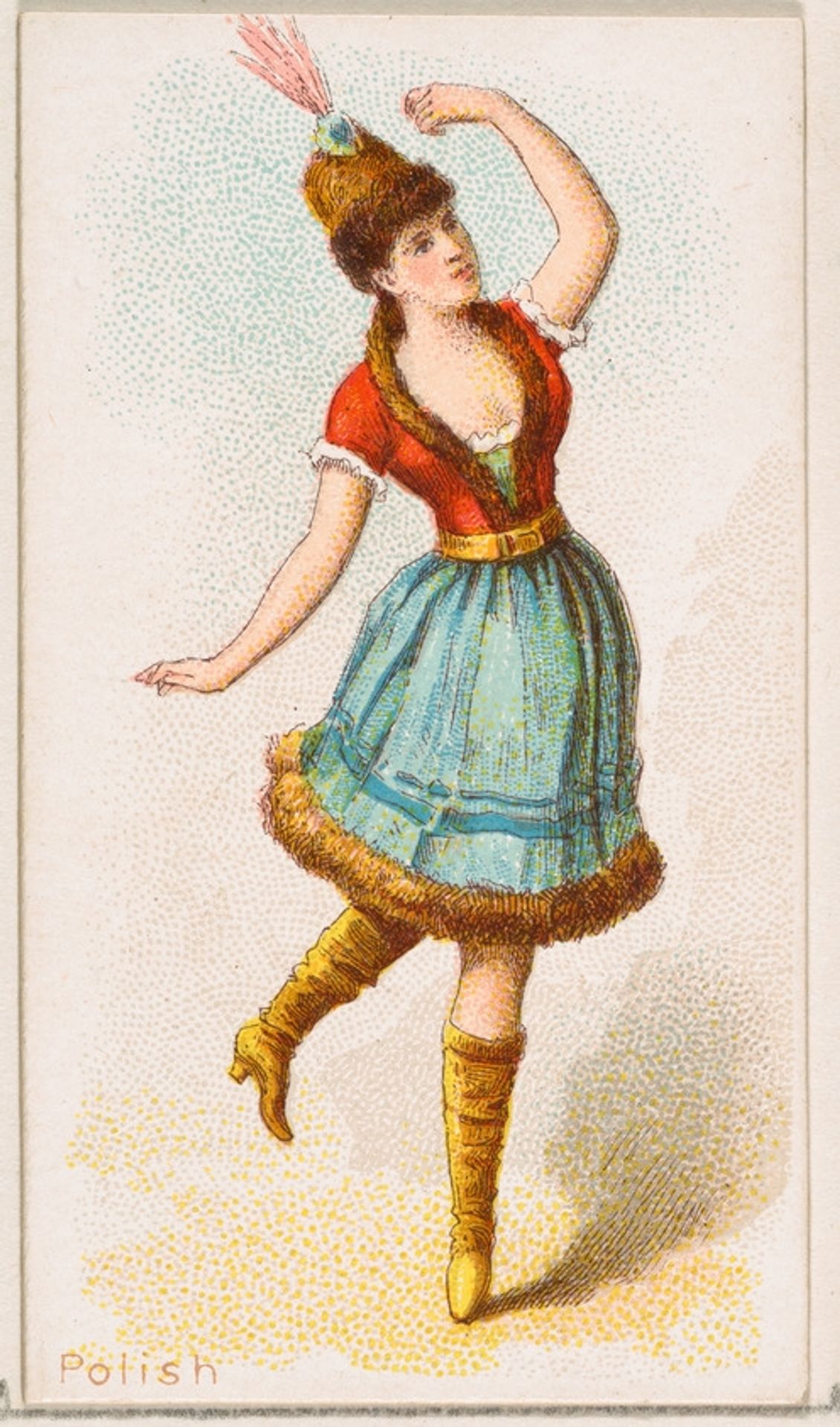 Polish Dancer, from the Dancing Women series (N186) issued by Wm. S. Kimball & Co. by William S. Kimball & Company