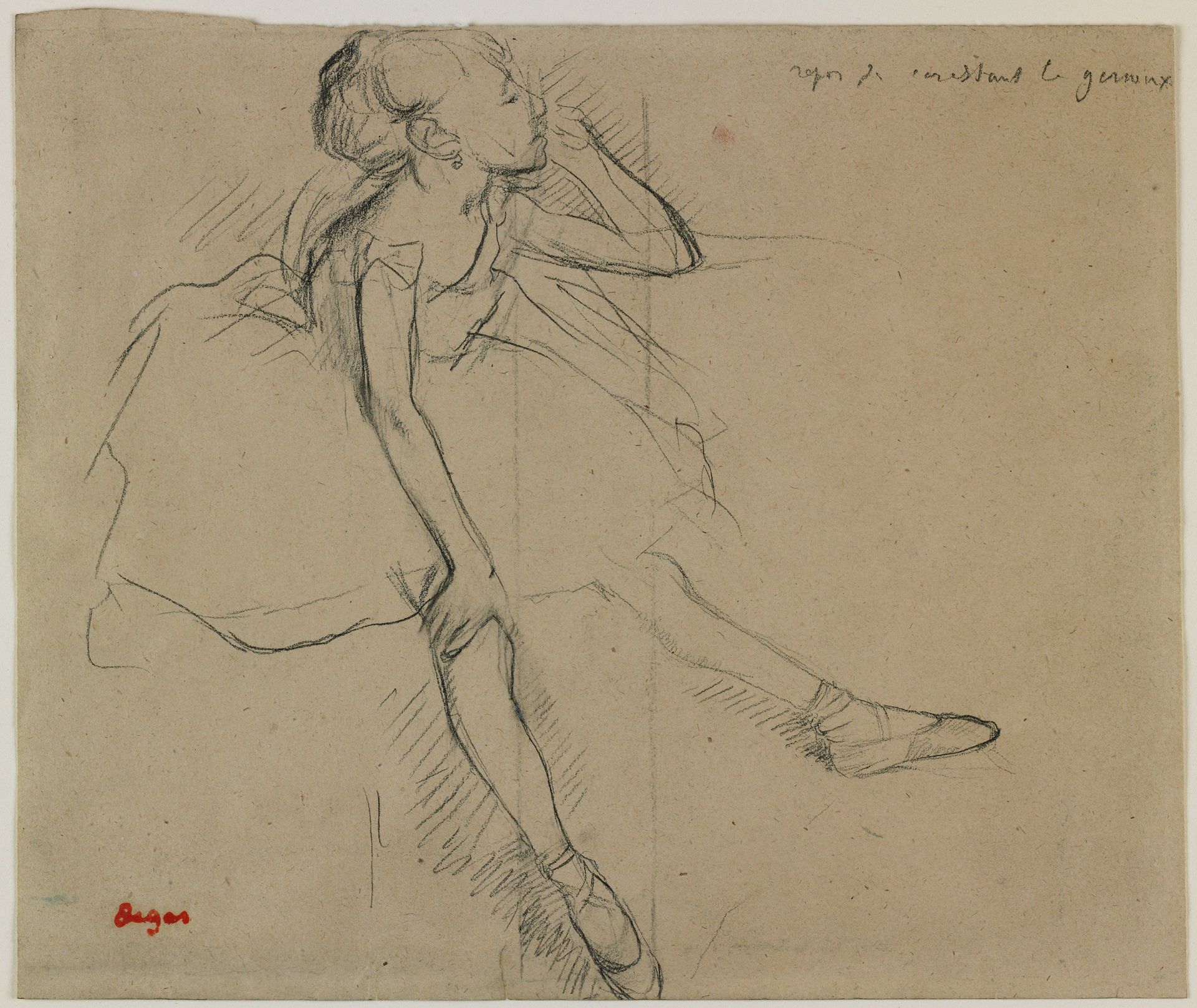 Ballet Dancer in Repose by Edgar Degas