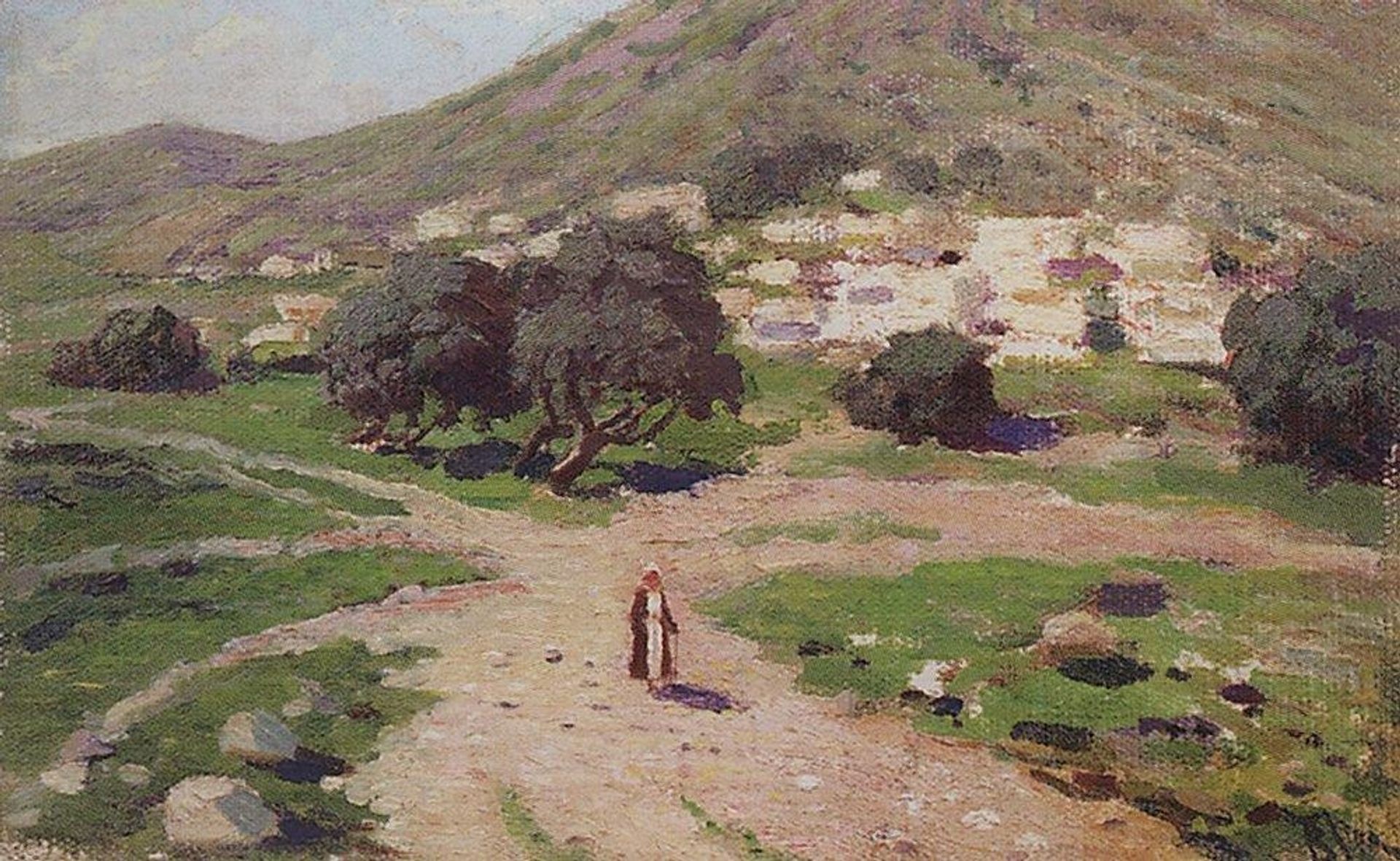 At the foot of the mountain by Vasily Polenov