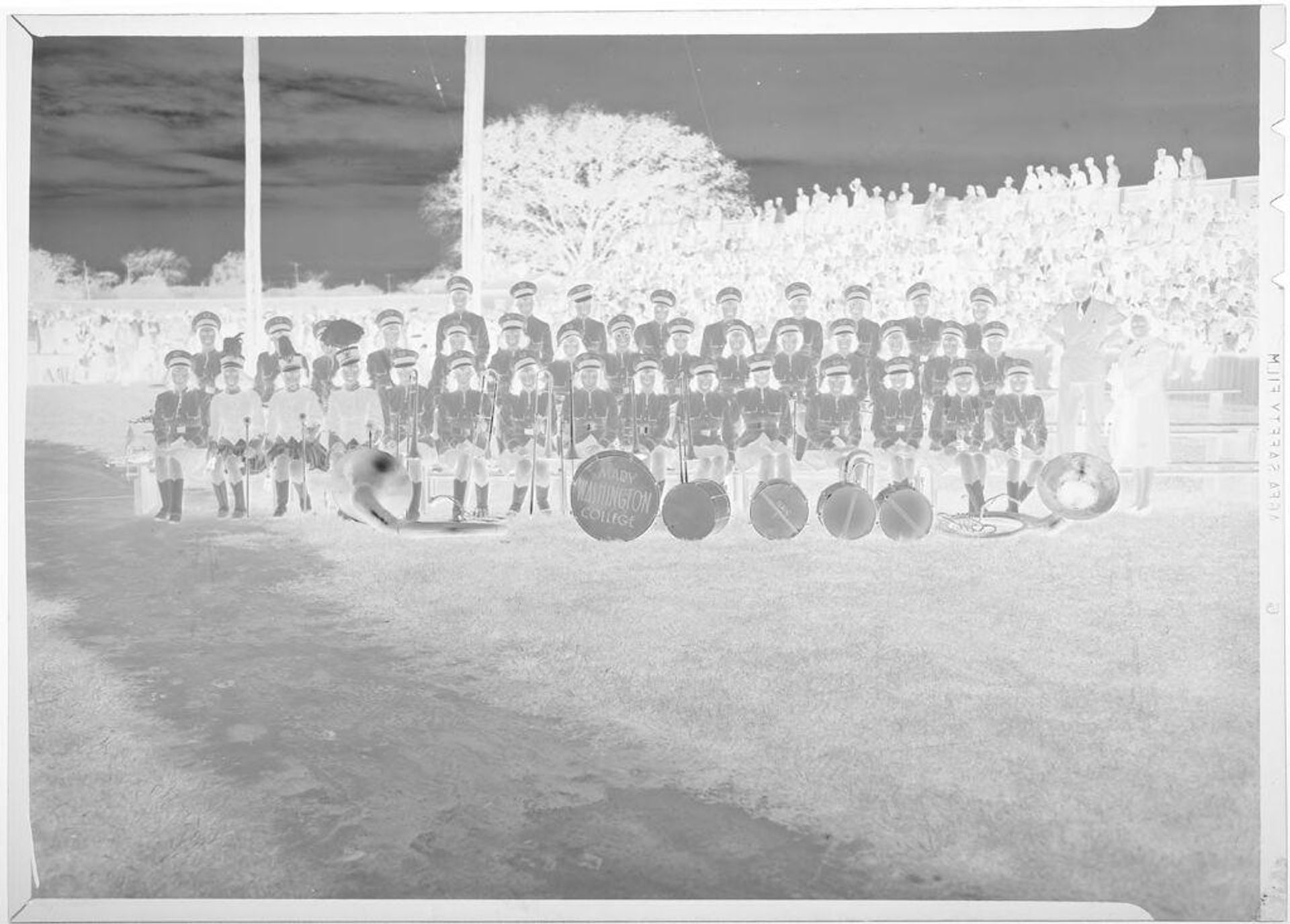 Untitled (Mary Washington College marching band) by Hamblin Studio