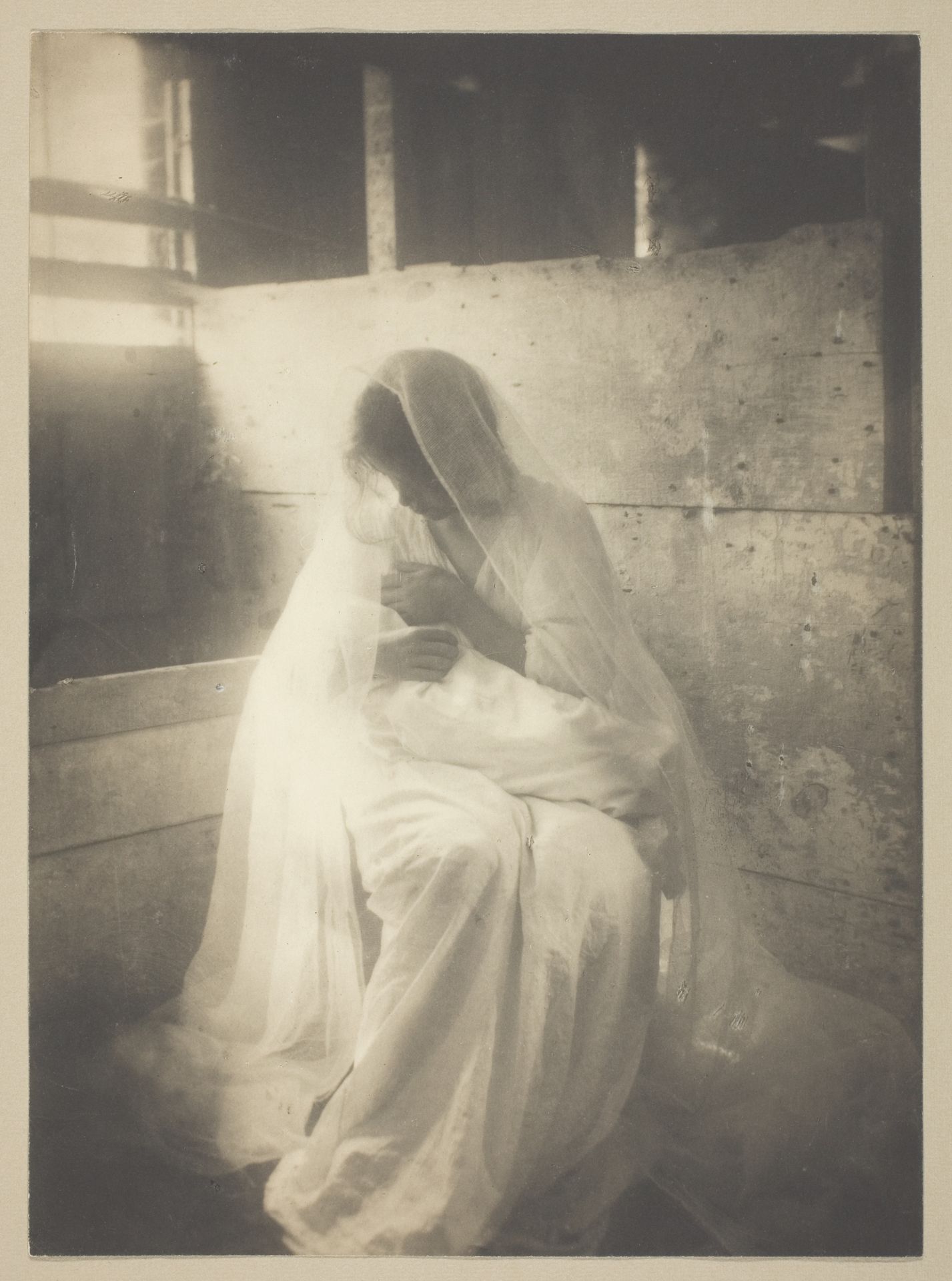 The Manger by Gertrude Kasebier