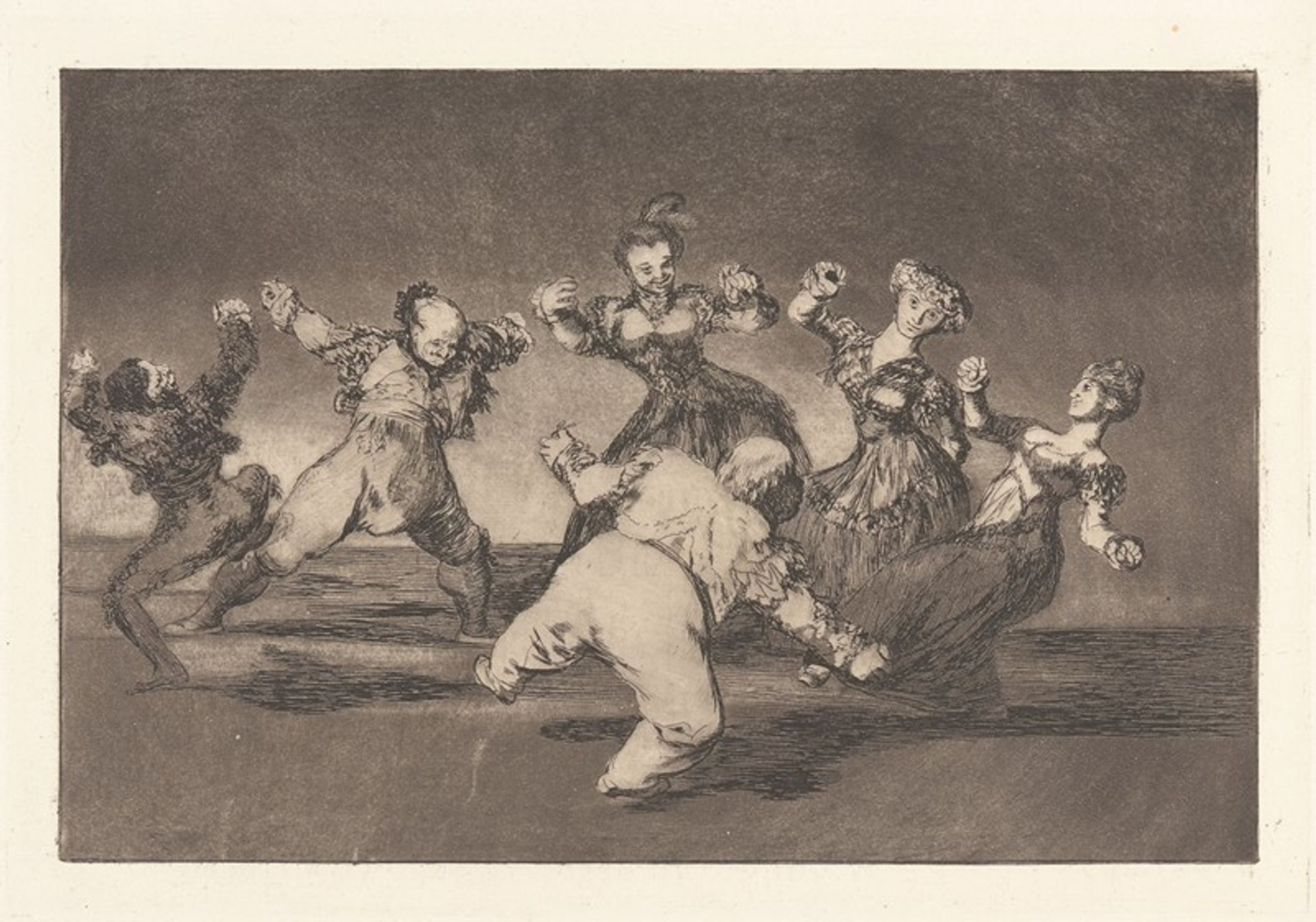 If Marion Will Dance, then She Will Have to Take the Consequences by Francisco de Goya