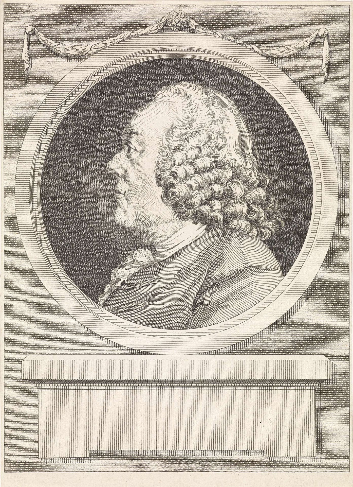 Portret van Gerard baron van Swieten by Reinier Vinkeles