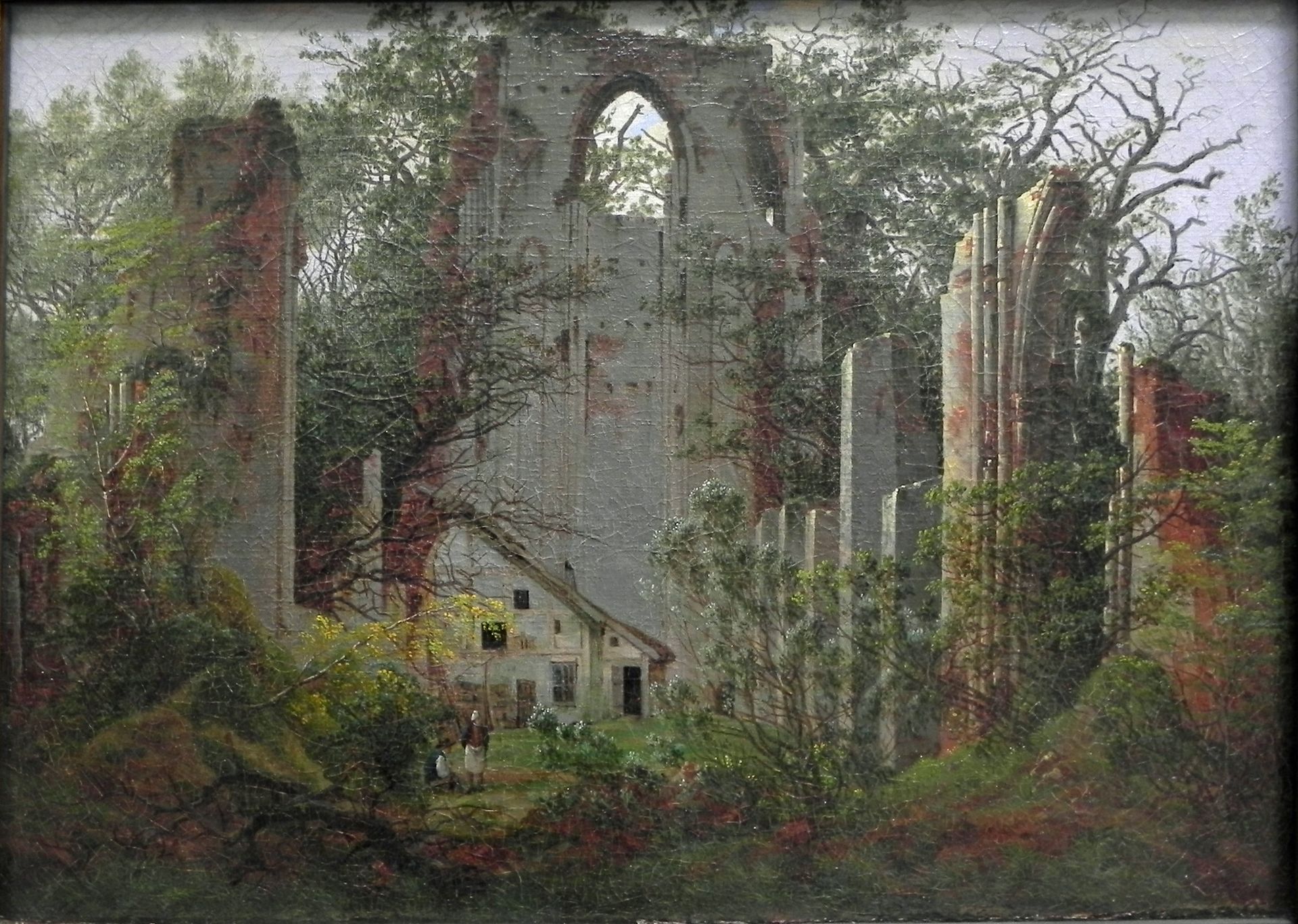 Eldena by Caspar David Friedrich