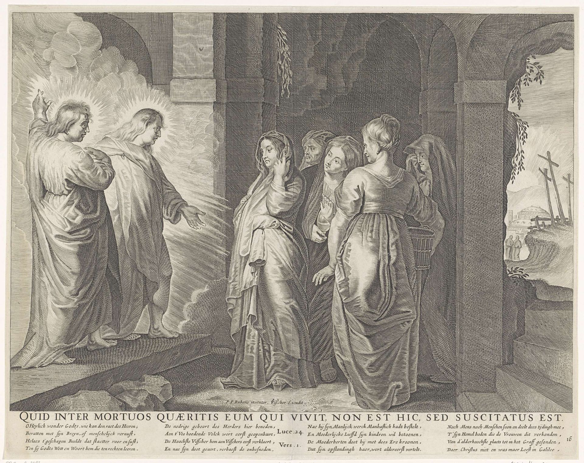 Vrouwen bij het lege graf by Anonymous