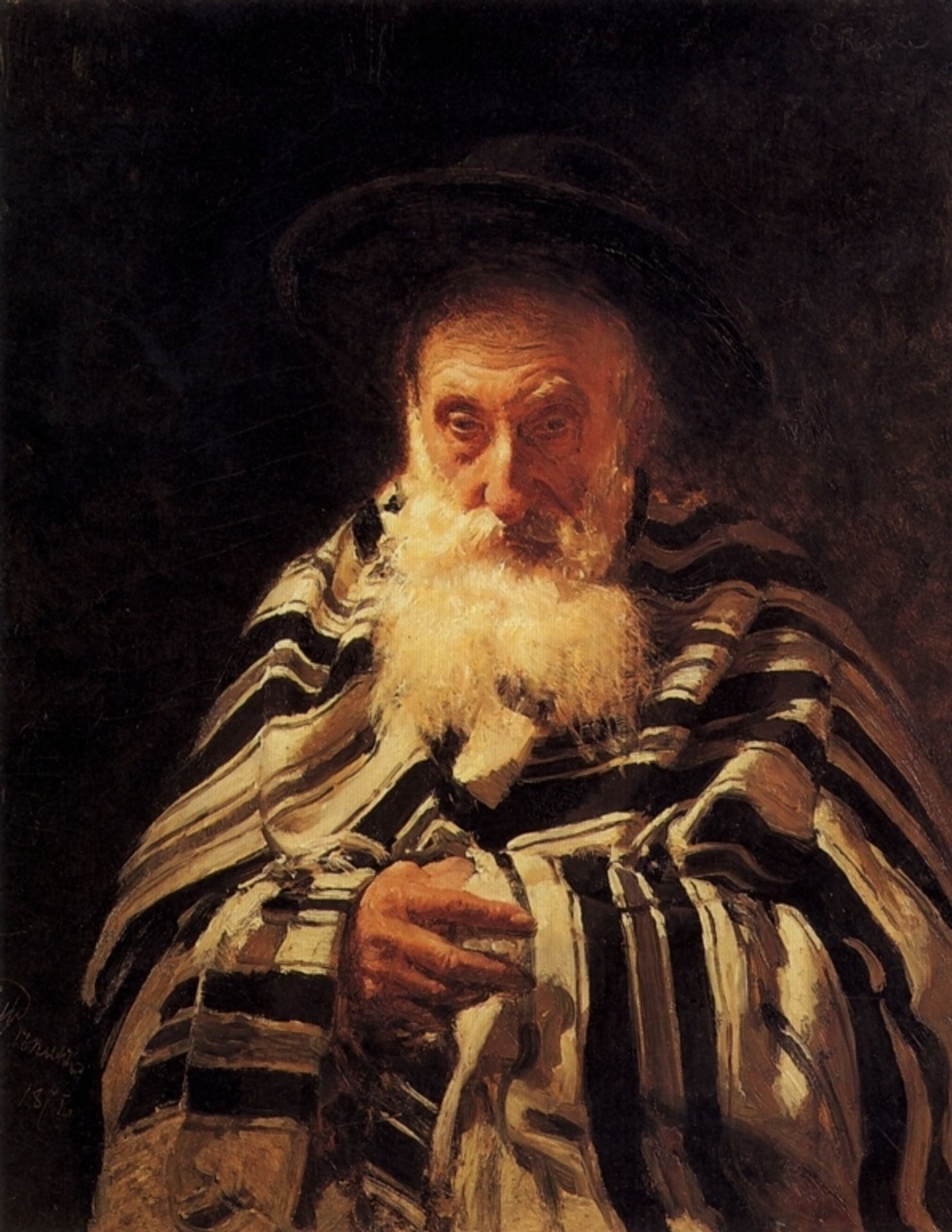 Jew praying by Ilya Repin