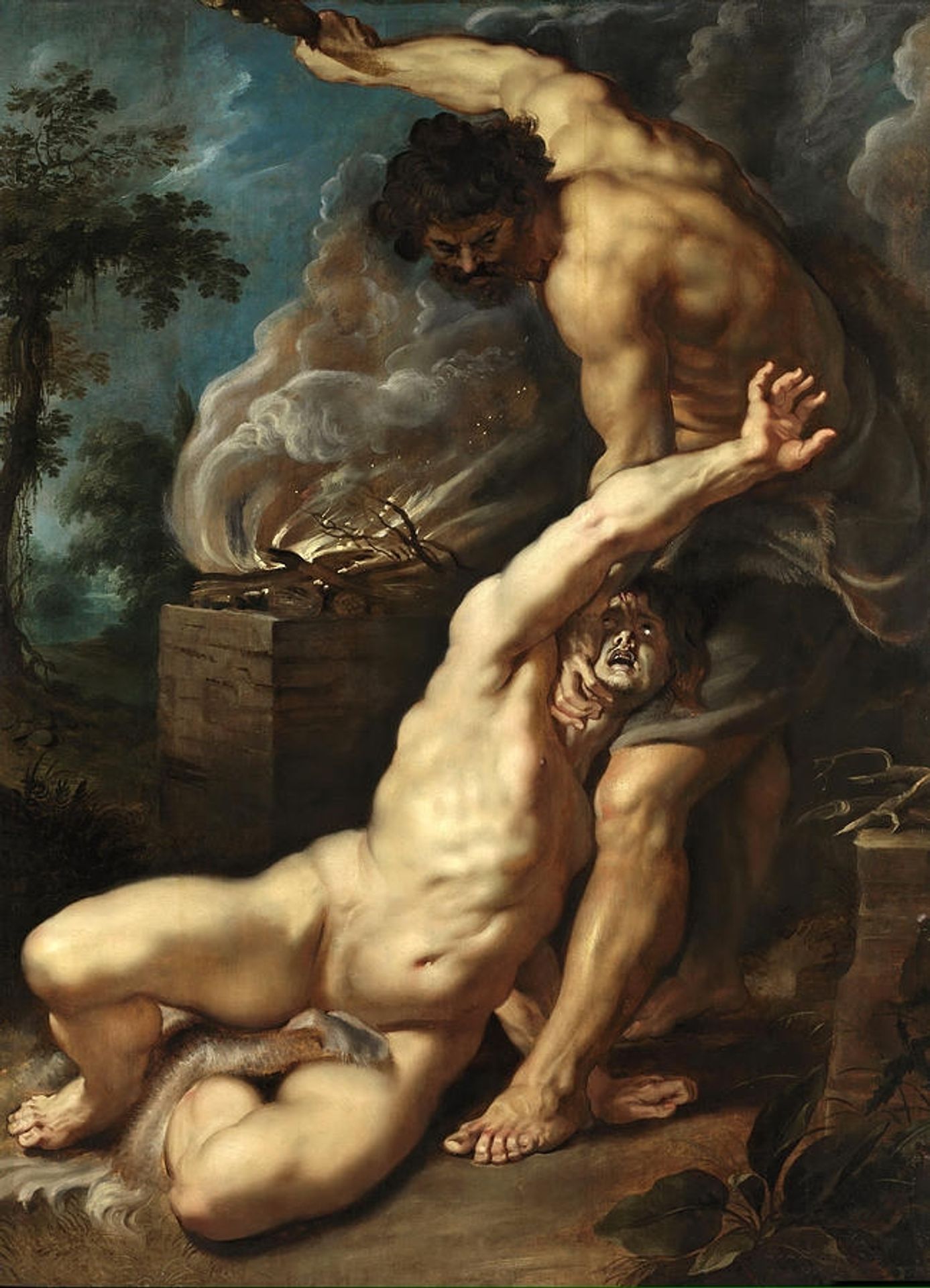 Cain slaying Abel by Peter Paul Rubens