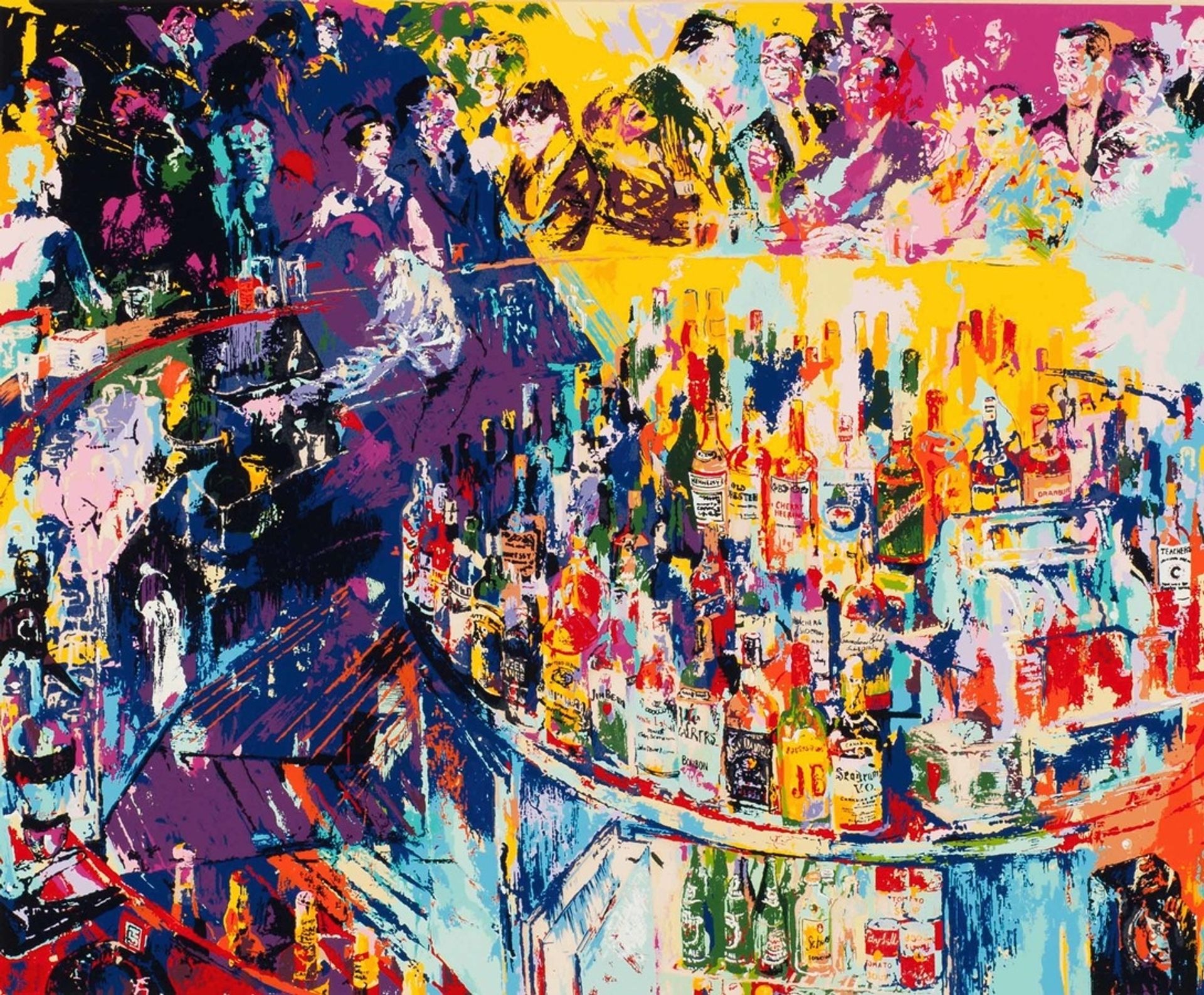 Toots Shor Bar by LeRoy Neiman