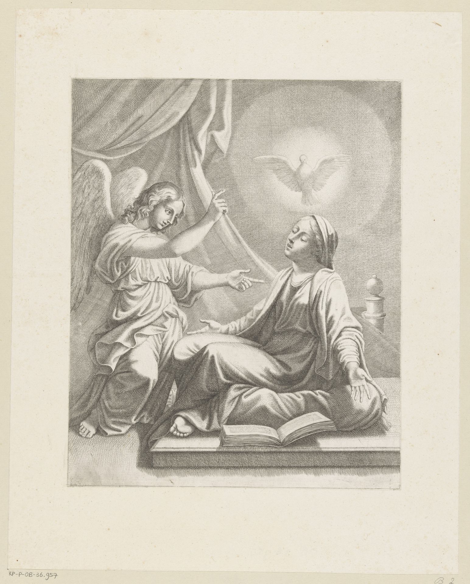 Annunciatie by Pietro del Po