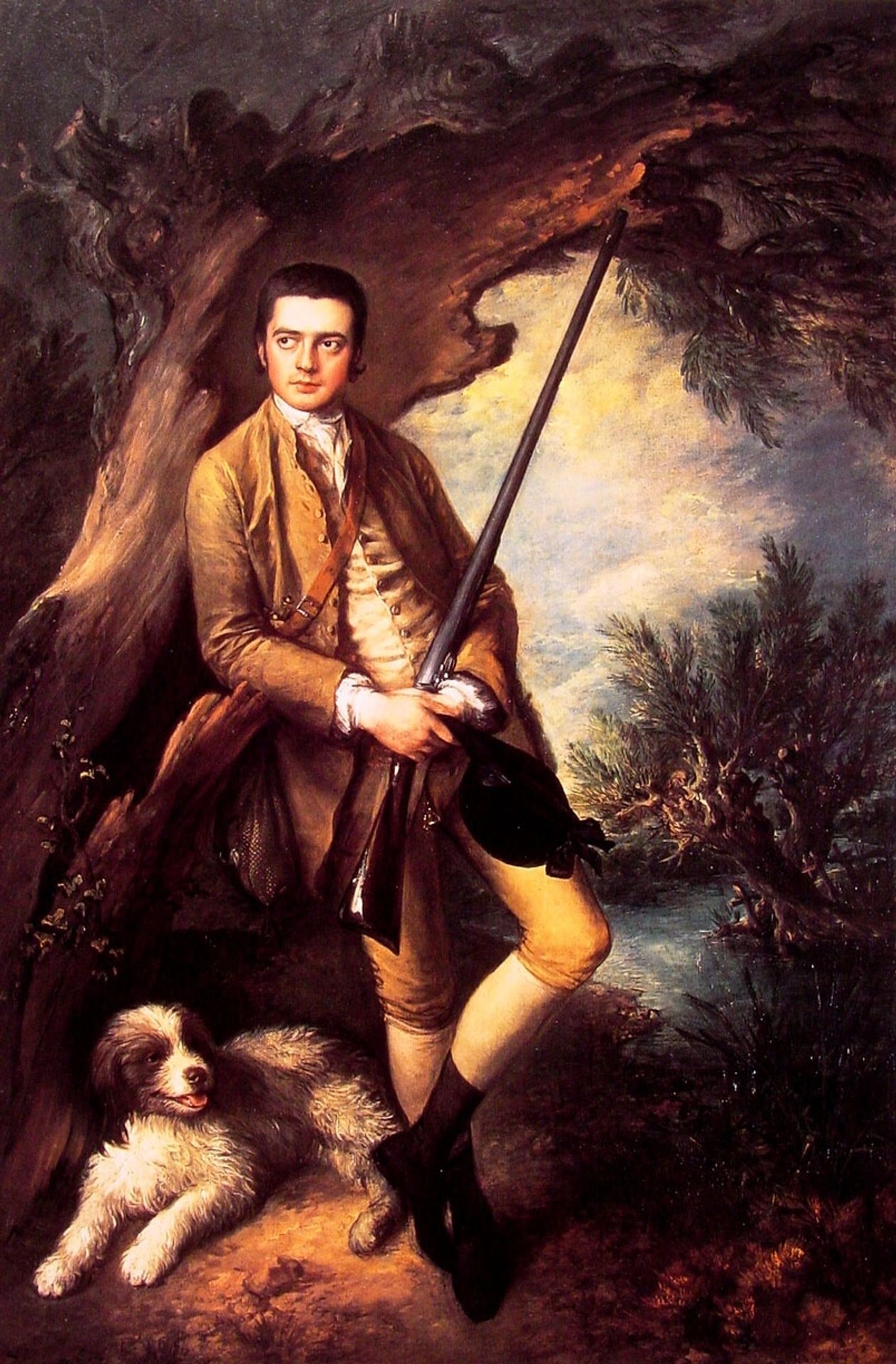 William Poyntz of Midgham and his Dog Amber by Thomas Gainsborough