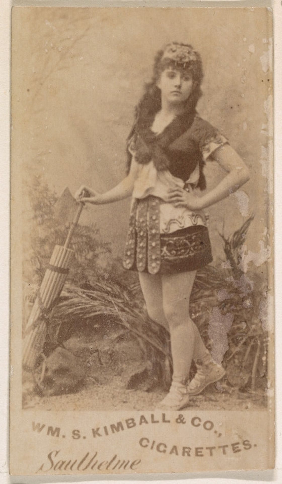 Miss Sauthetine, from the Actresses series (N203) issued by Wm. S. Kimball & Co. by William S. Kimball & Company