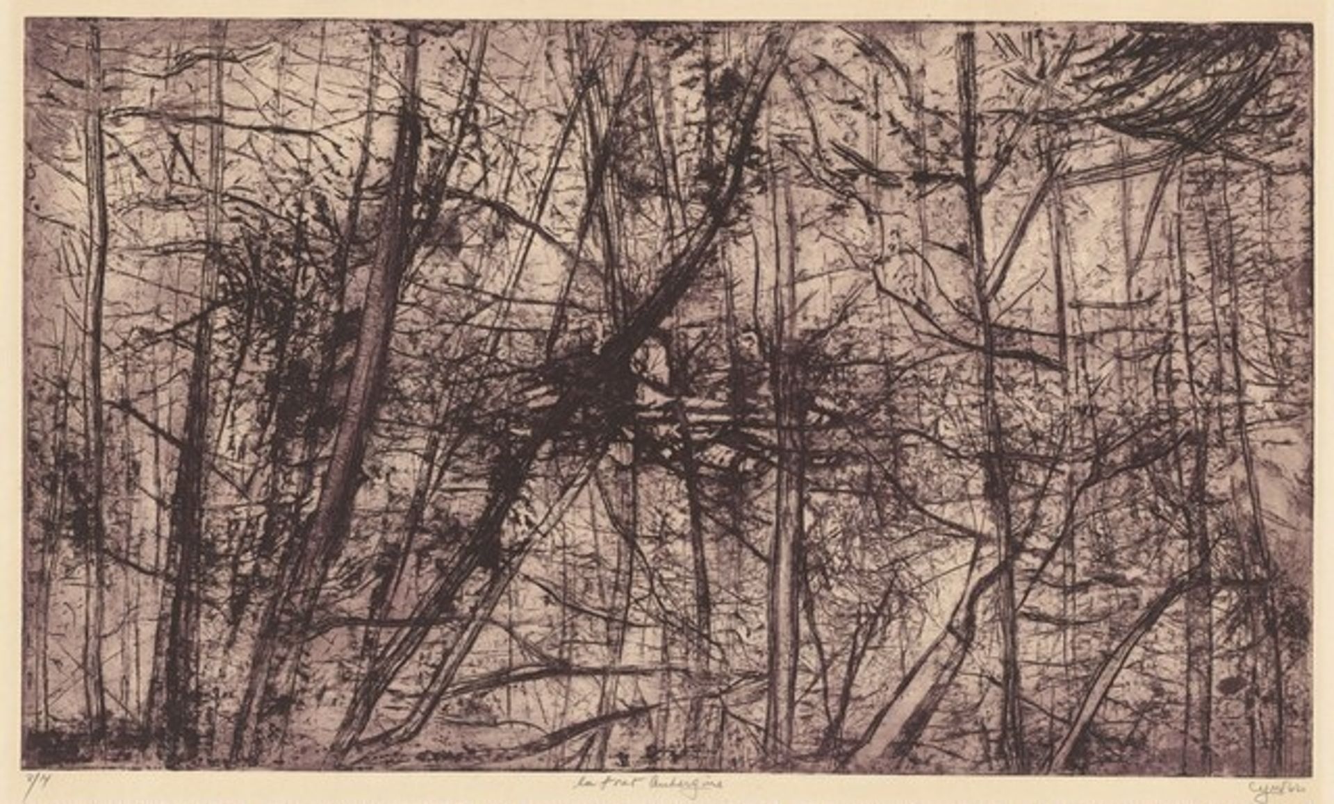 La Foret Aubergine by Ruth Cyril