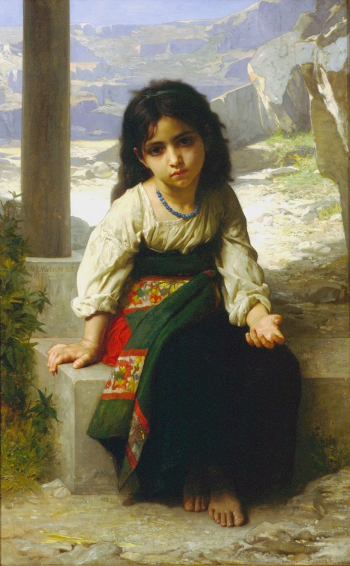 The Little Beggar by William Bouguereau
