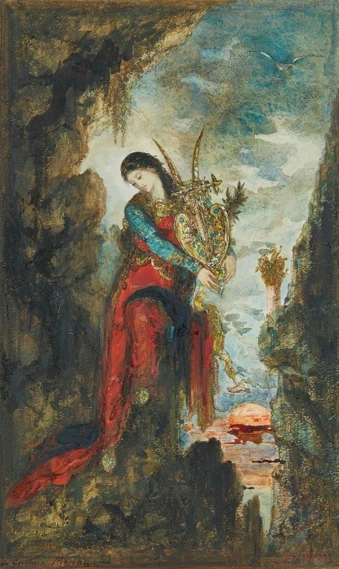 Sappho by Gustave Moreau