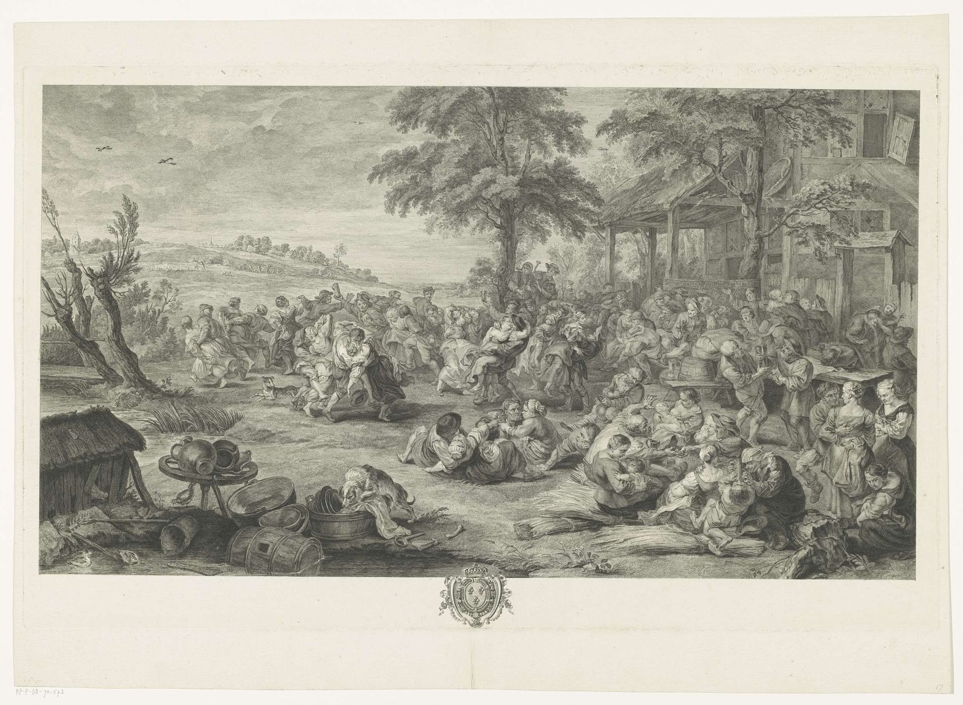 Dorpsfeest by Etienne Fessard
