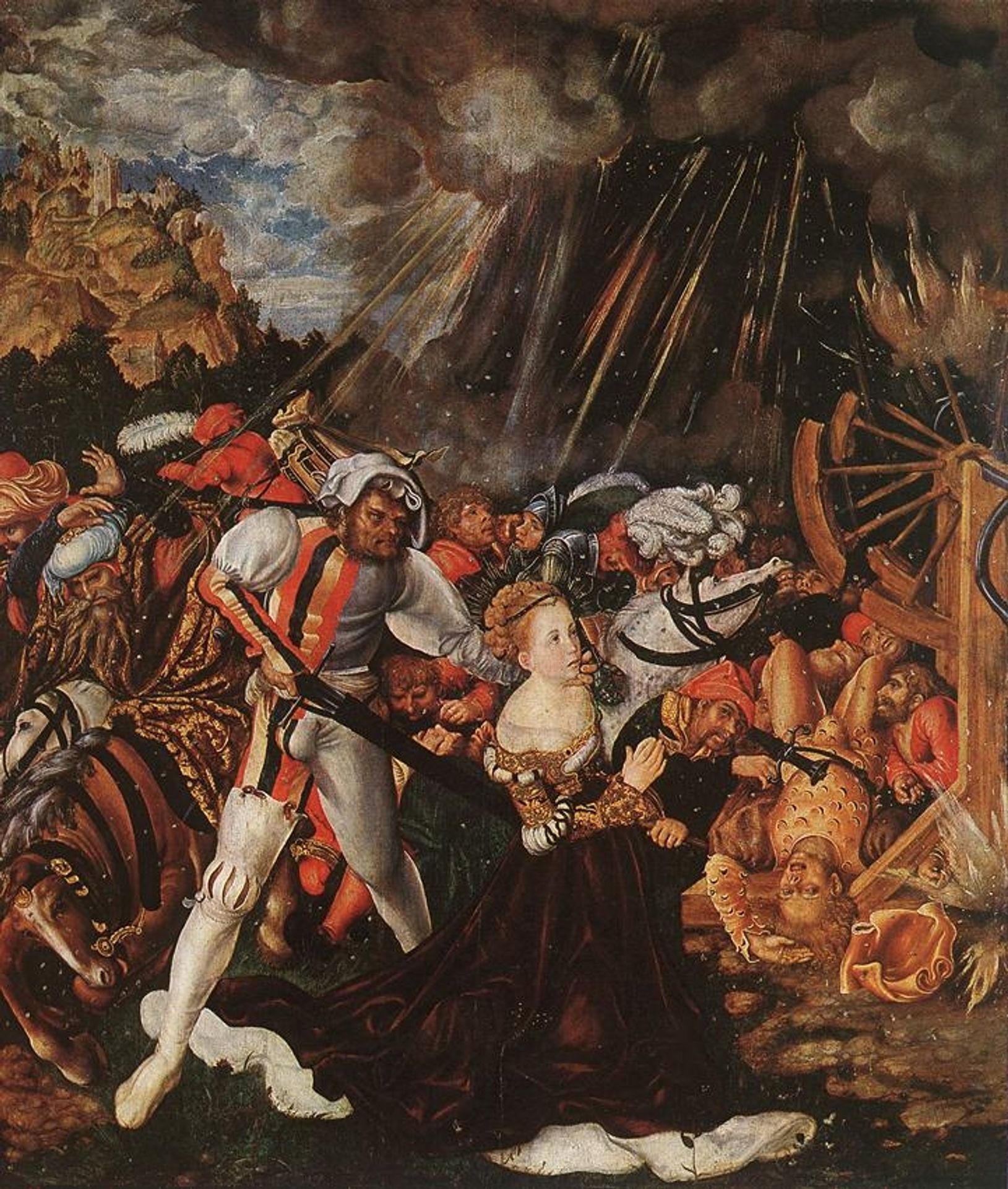 The Martyrdom of St. Catherine by Lucas Cranach the Elder