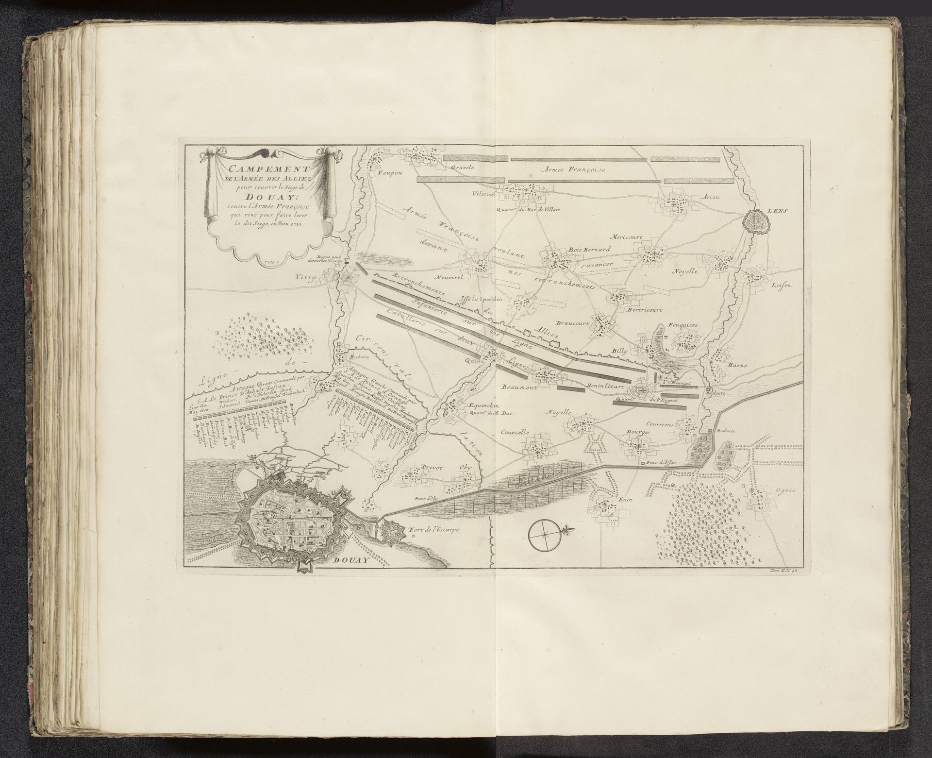 Legerkamp van de Geallieerden bij het beleg van Douai, 1710 by Pieter van (II) Call