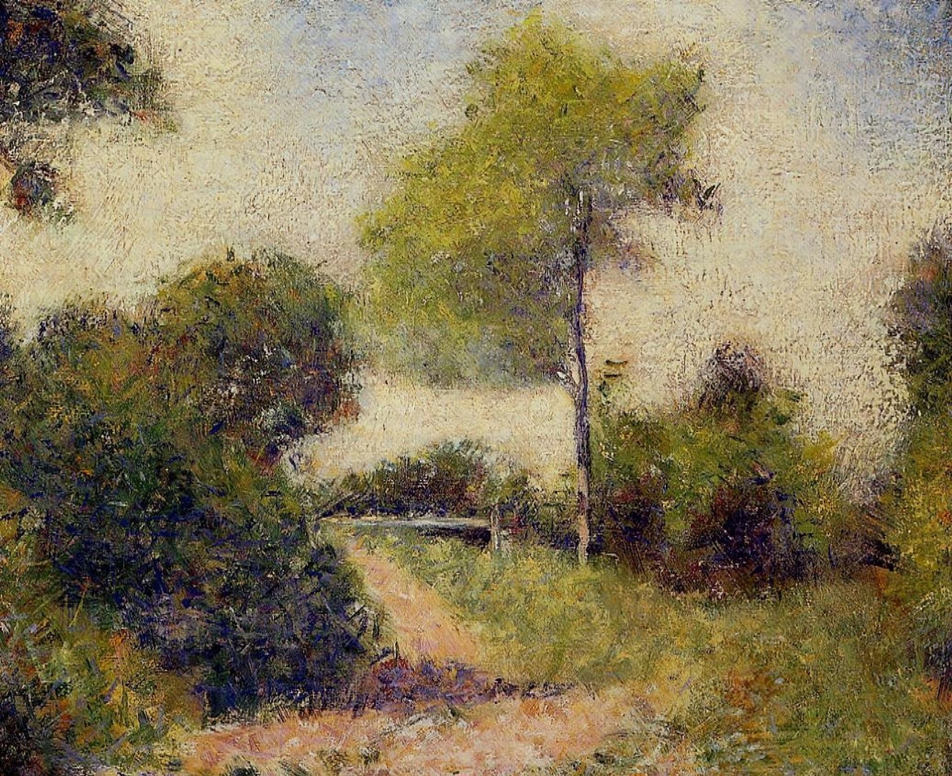 The Hedge (also known as The Clearing) by Georges Seurat