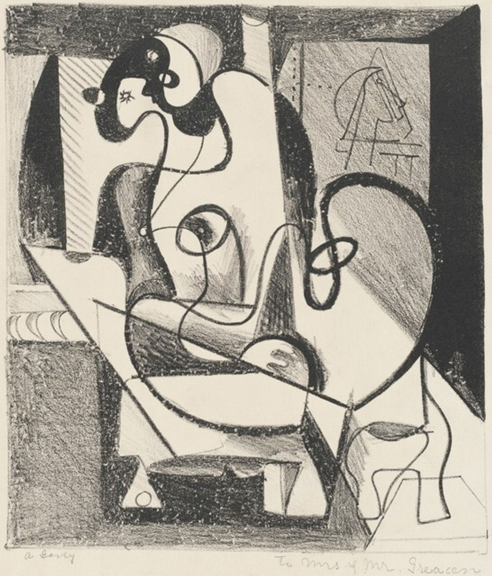 Painter and Model by Arshile Gorky