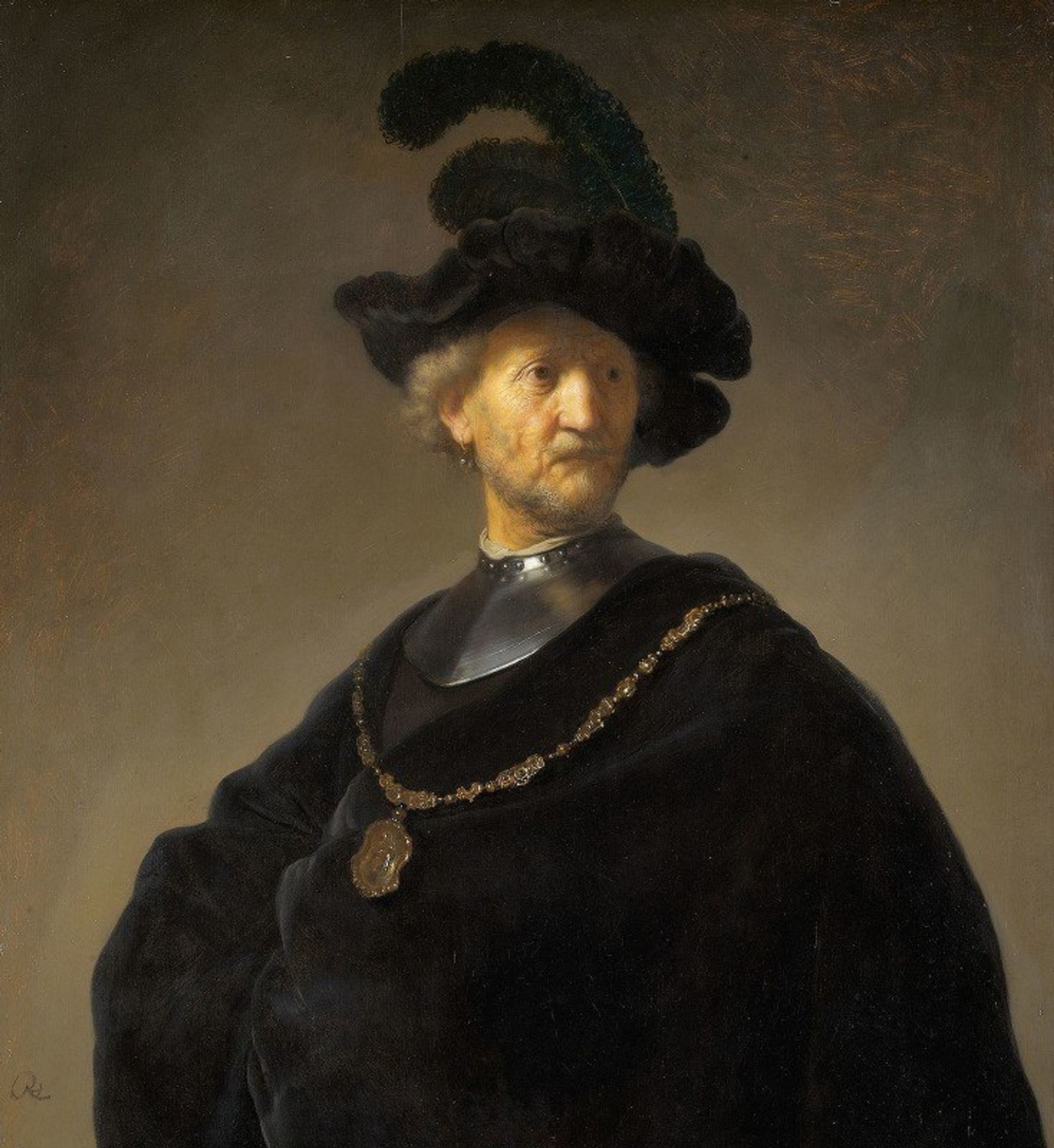 Old Man with a Gold Chain by Rembrandt van Rijn