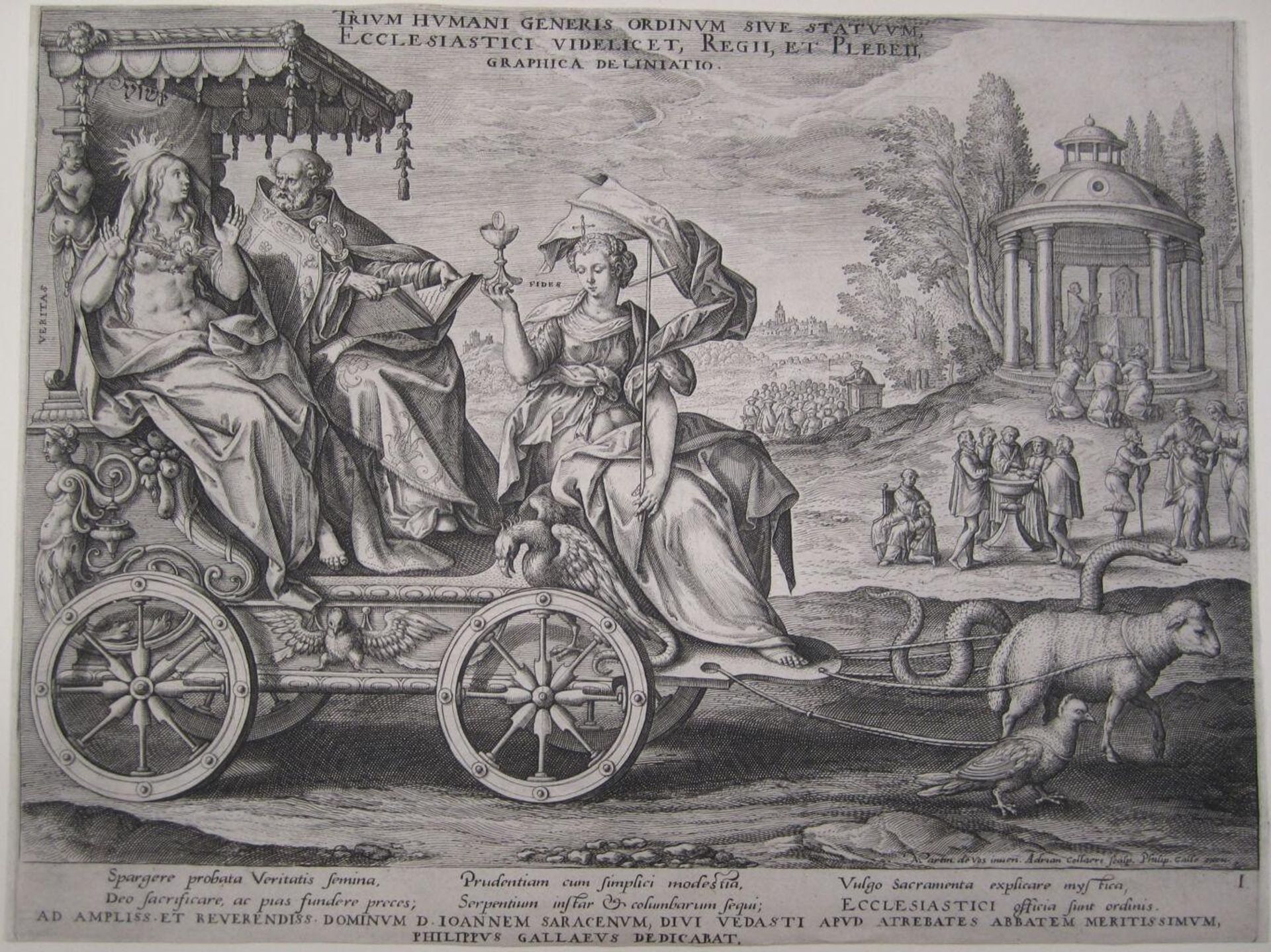 The Task of the Church by Adriaen Collaert