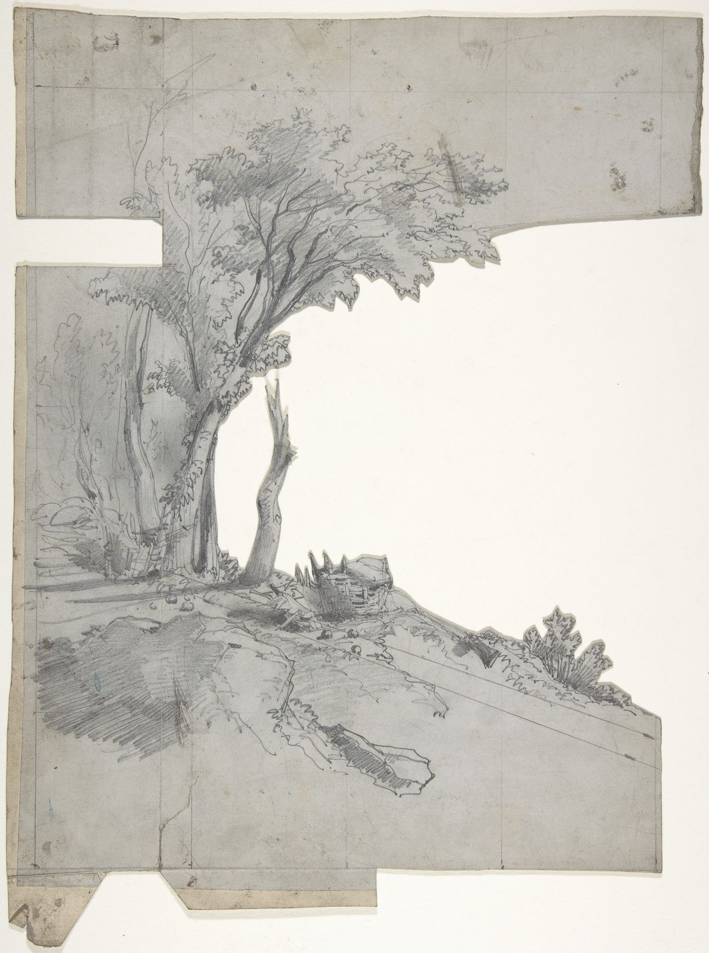 Design for a Stage Set at the Opéra, Paris by Eugène Cicéri