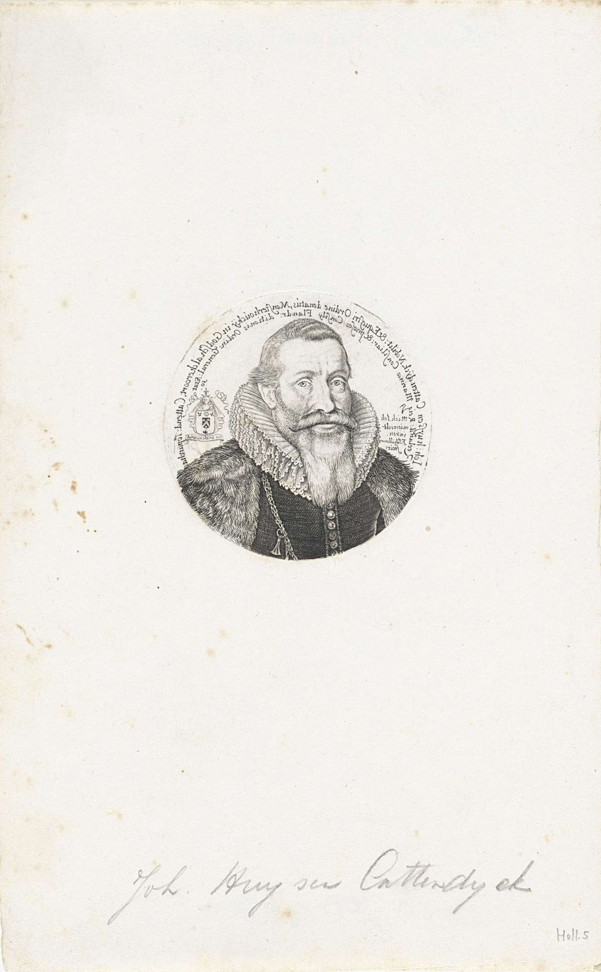 Portret van Johan Huyssen van Kattendijke by François Schillemans