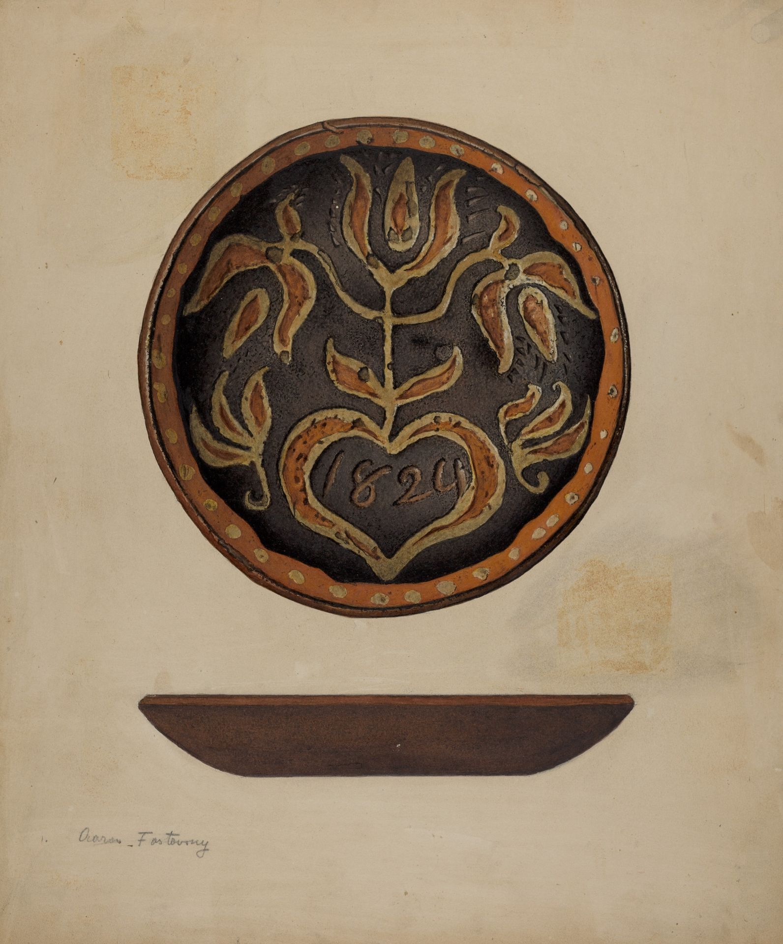 Pa. German Plate by Aaron Fastovsky