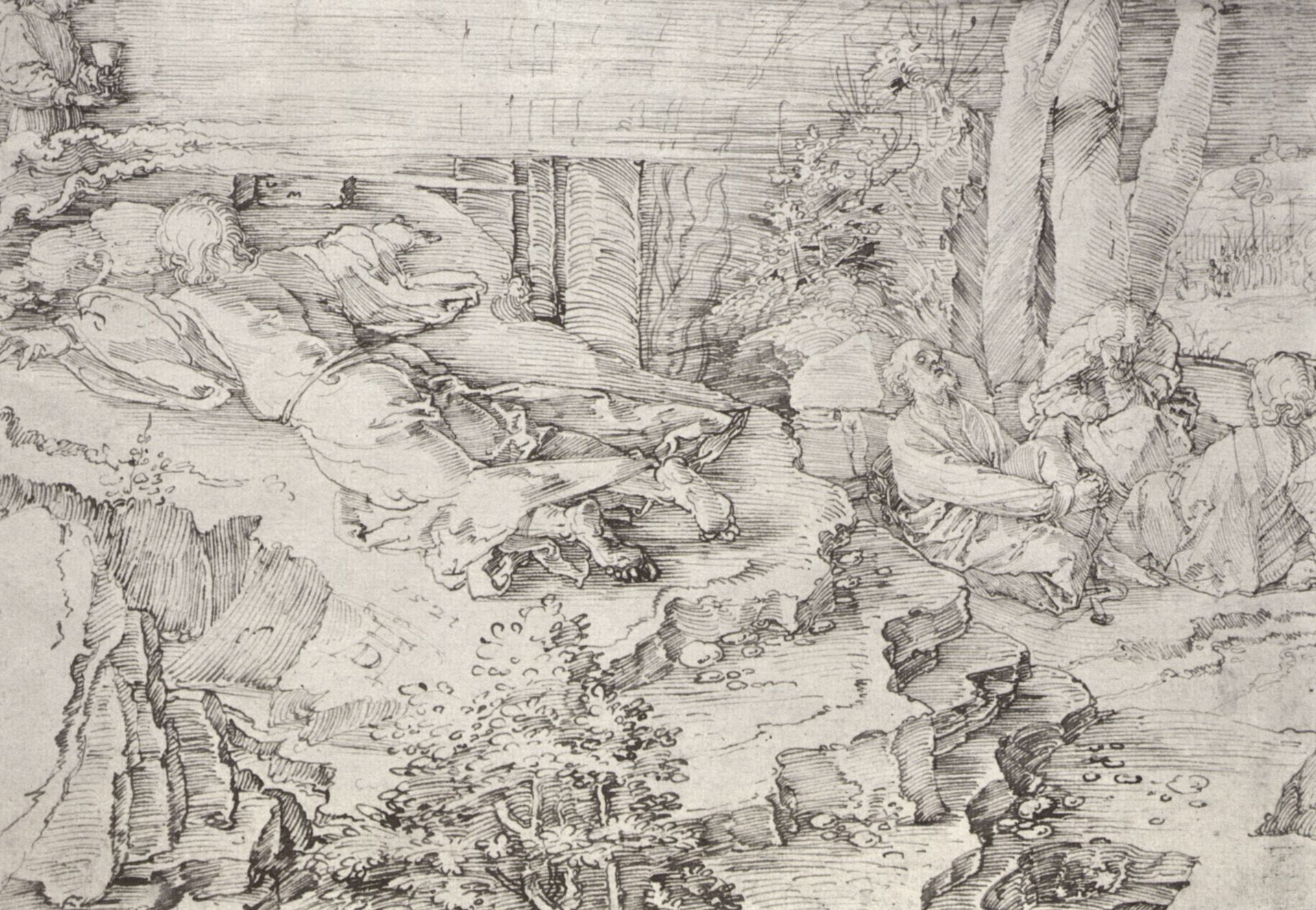 Christ on the Mount of Olives by Albrecht Durer
