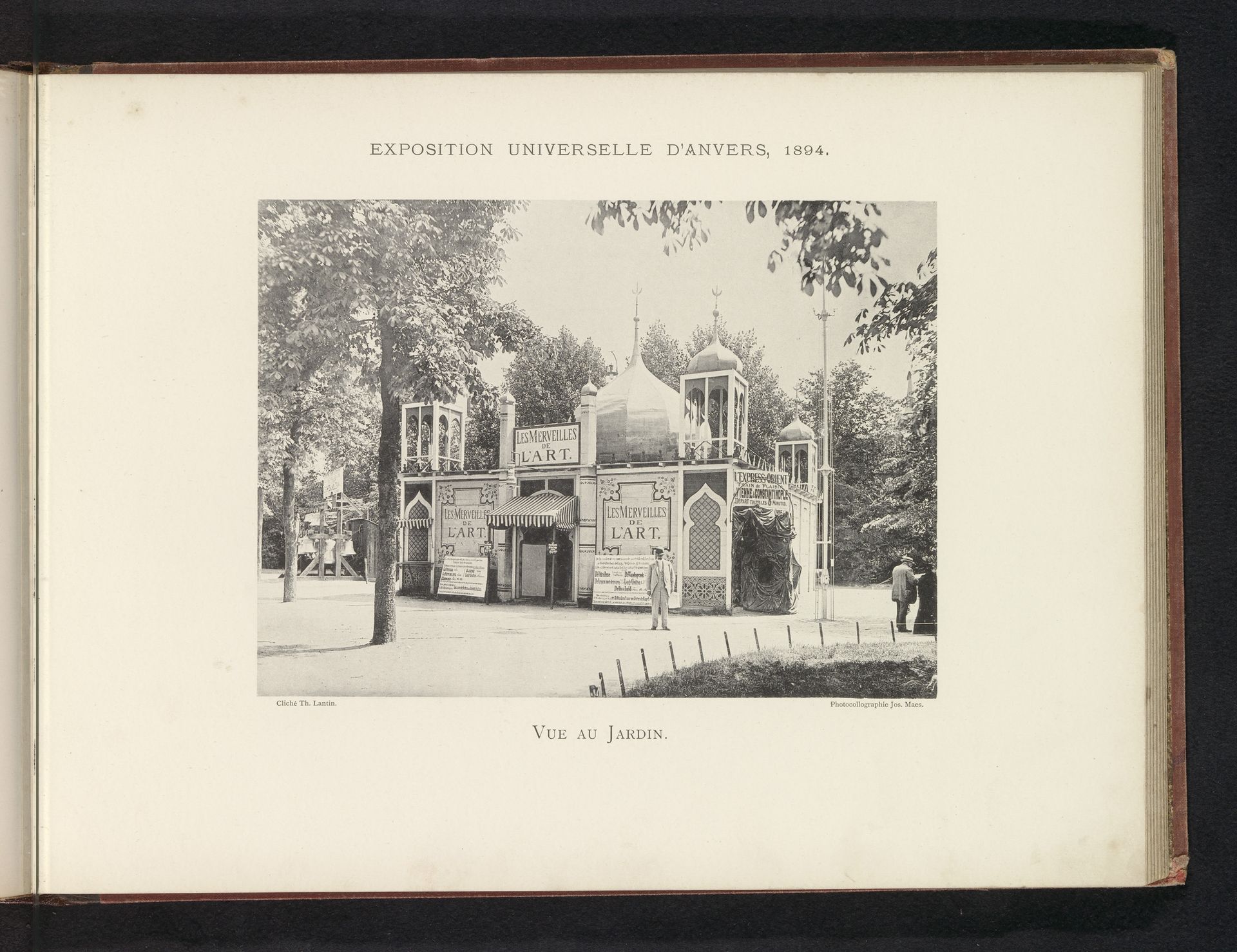 Paviljoen op de wereldtentoonstelling te Antwerpen by Th. Lantin