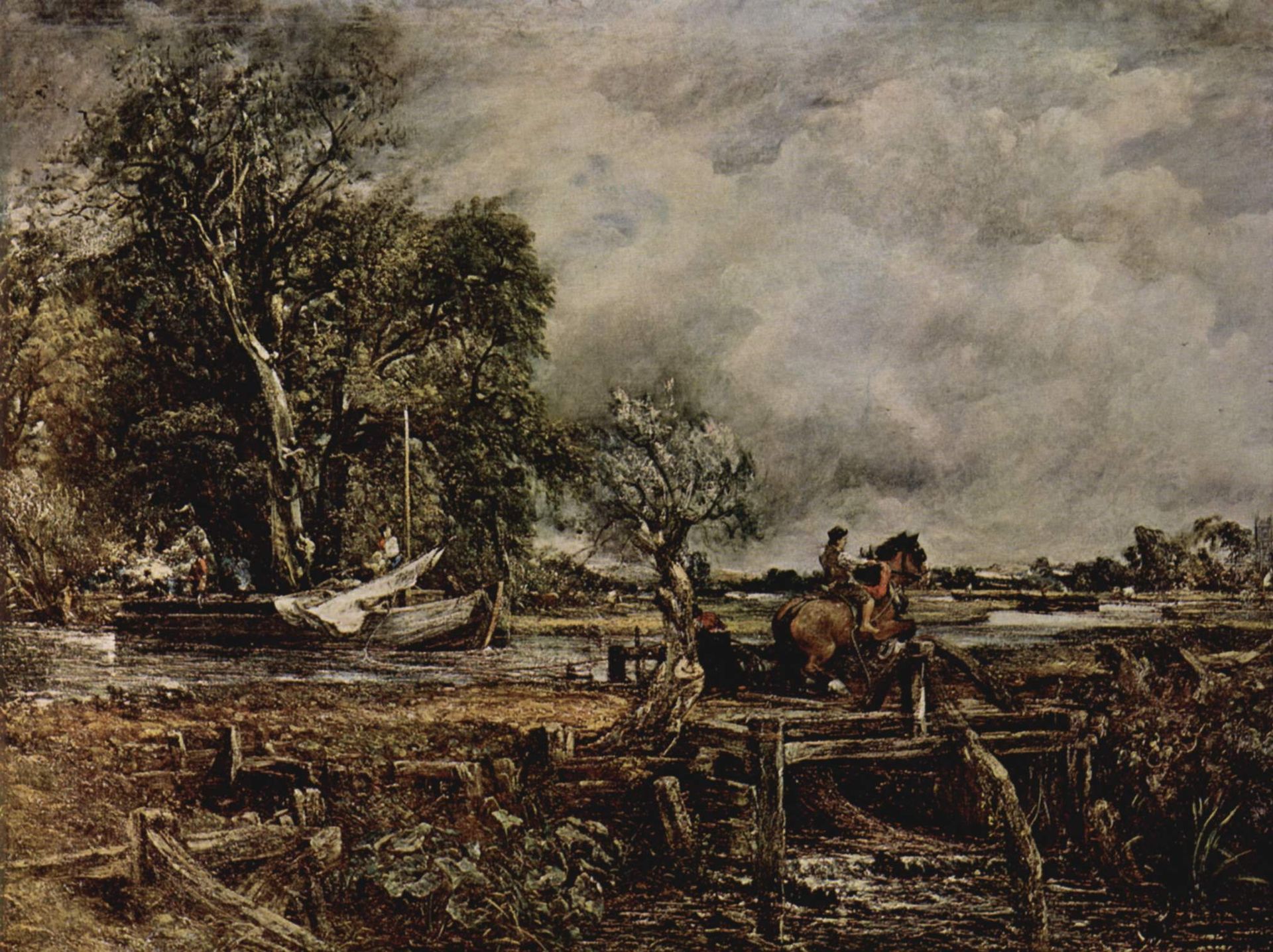 The Leaping Horse by John Constable