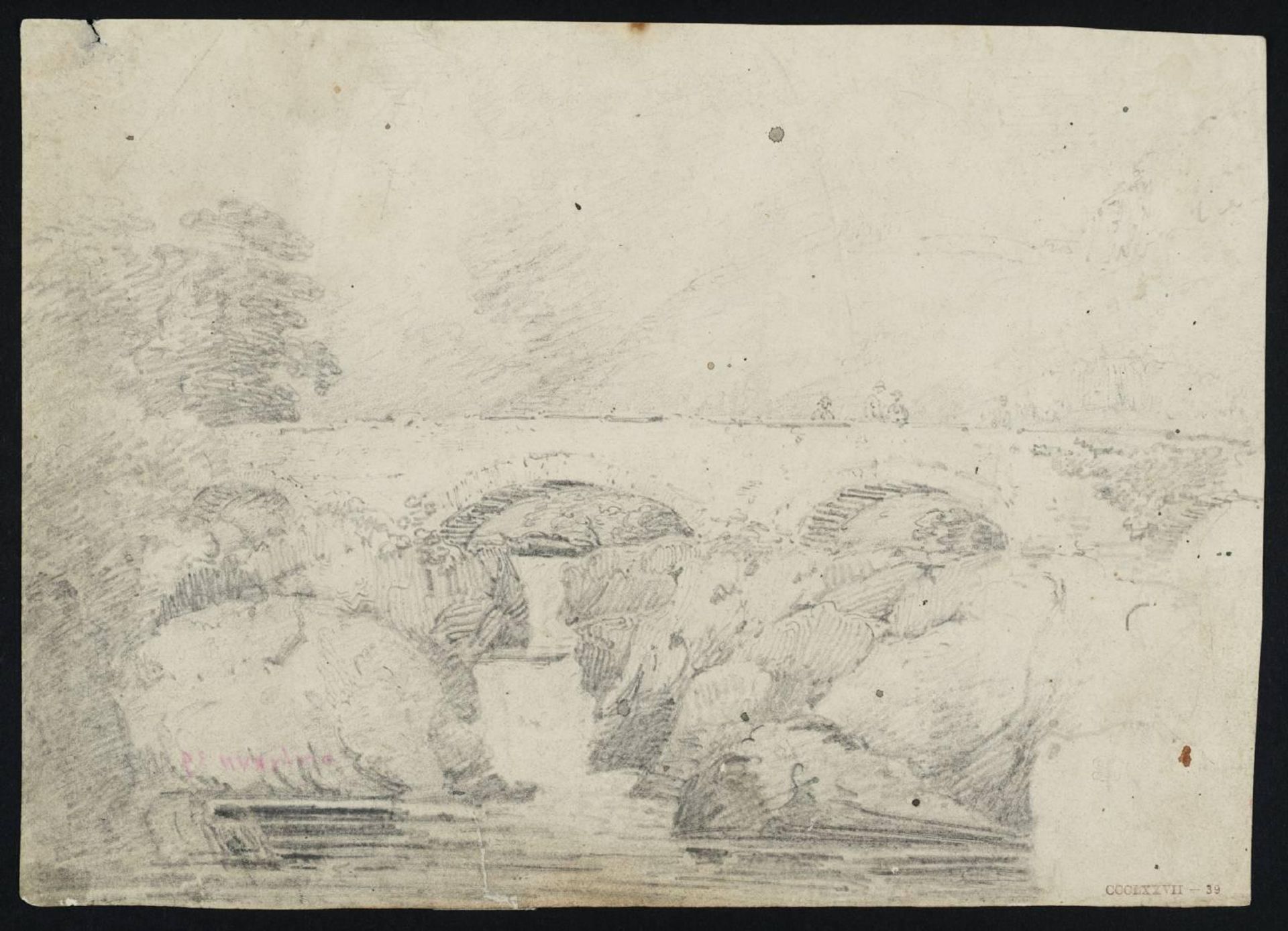 Pont-y-Pair, Bettws-y-Coed, North Wales by Thomas Girtin