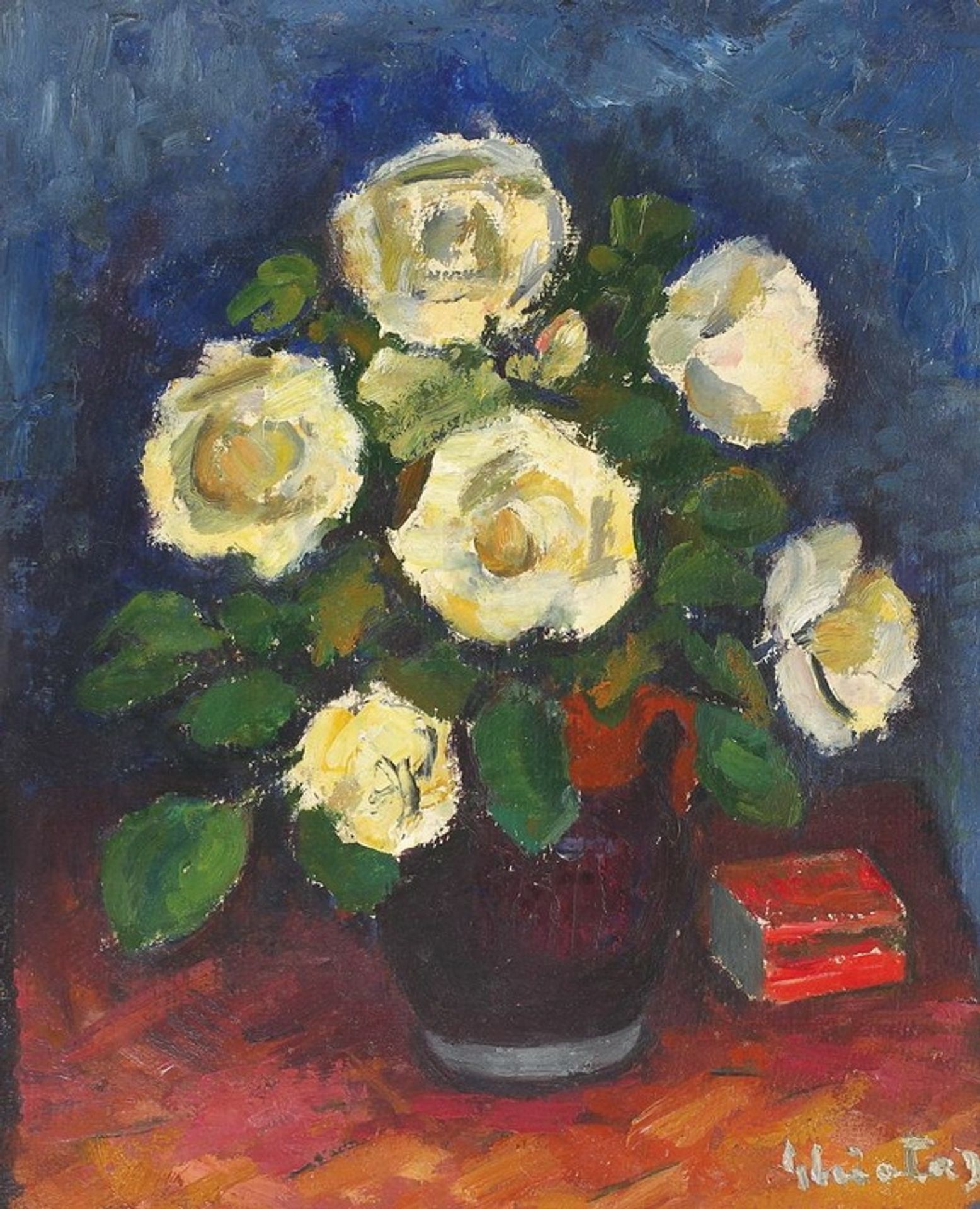 White Roses by Dumitru Ghiatza
