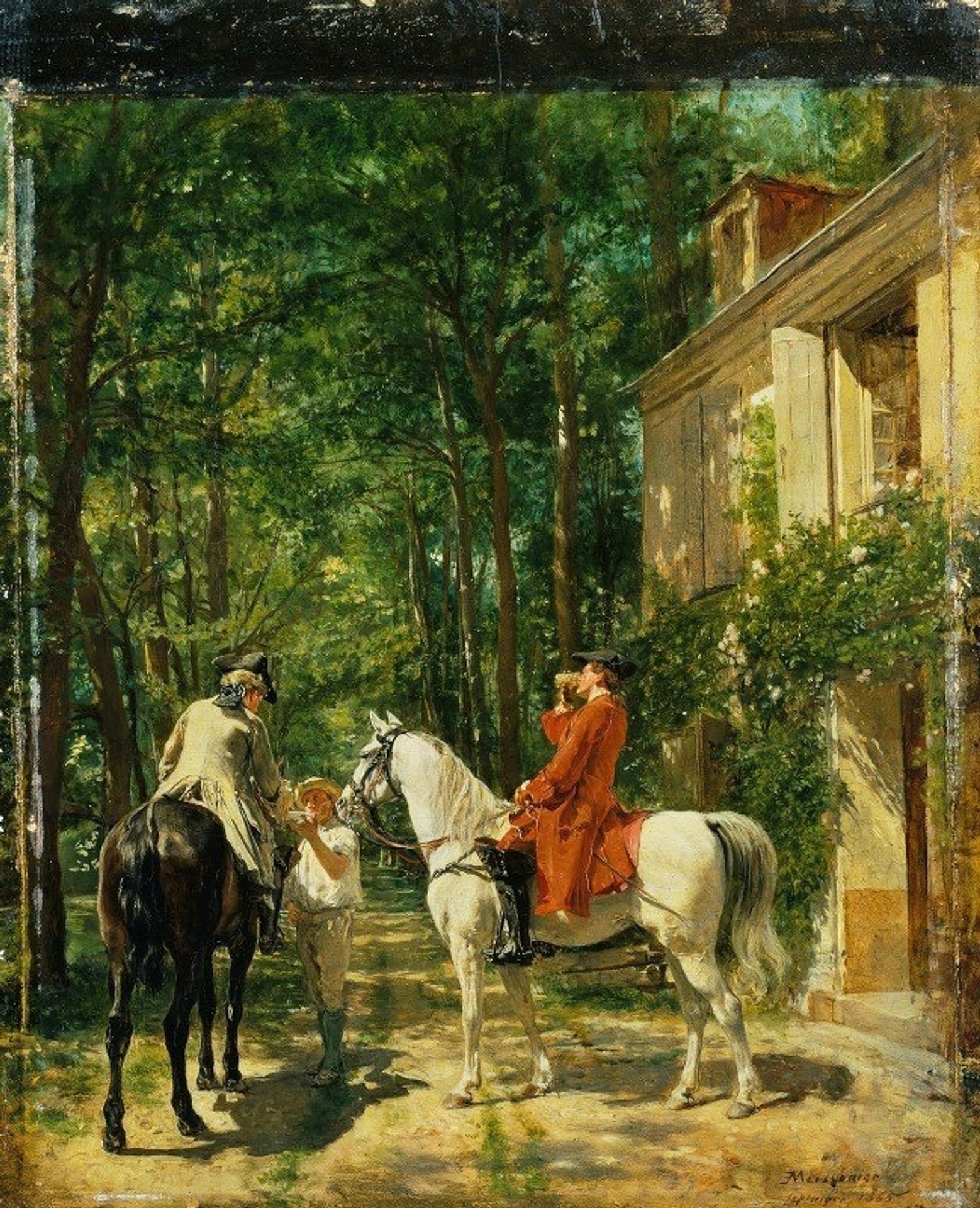 The Roadside Inn by Ernest Meissonier