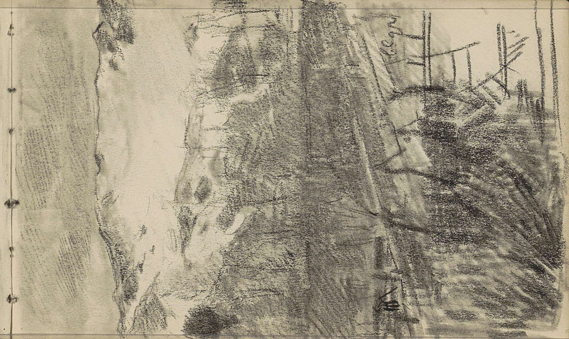 Berglandschap by Johan Antonie de Jonge