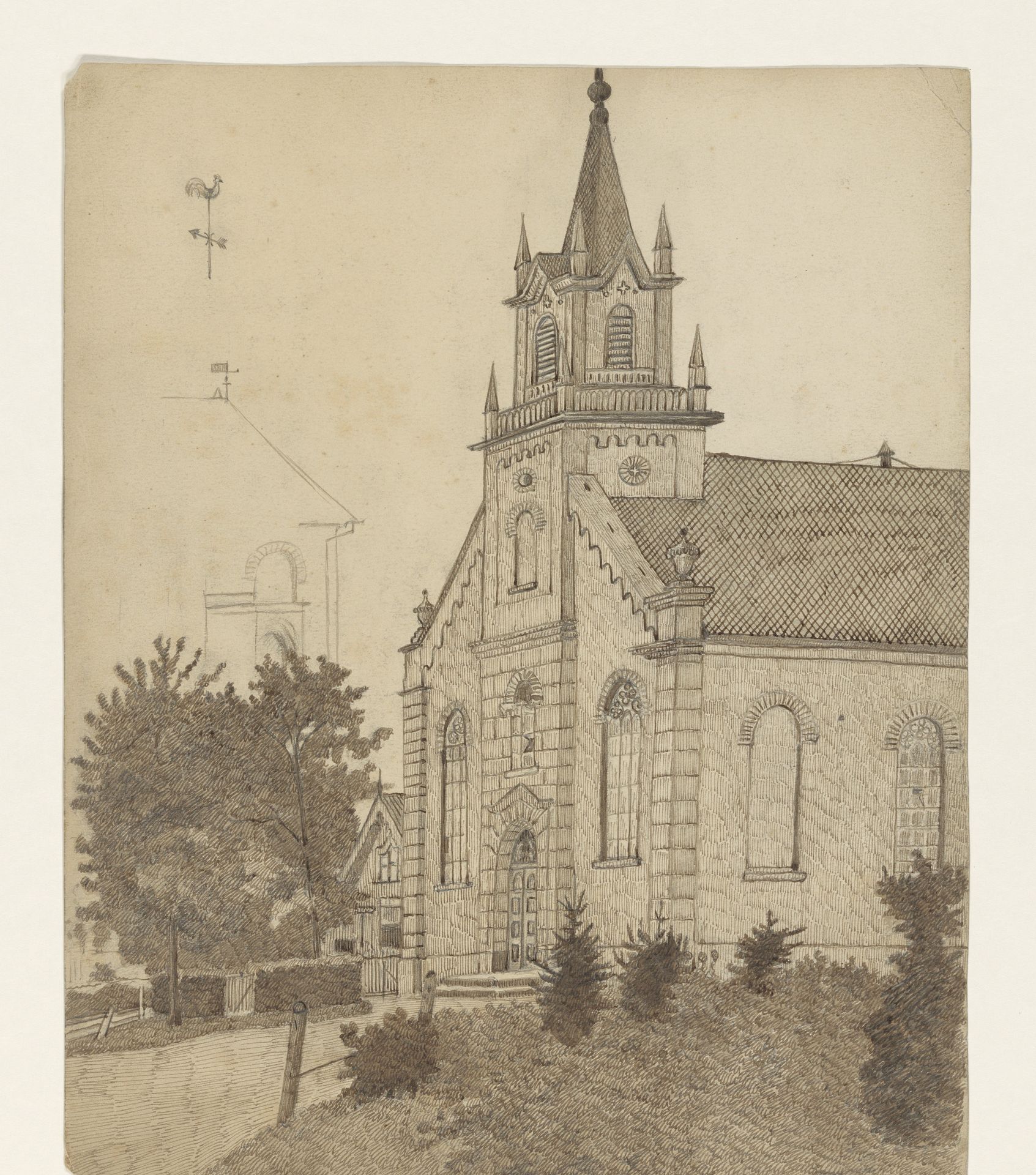 Kerk by Dirk Arnoldus Tavenraat