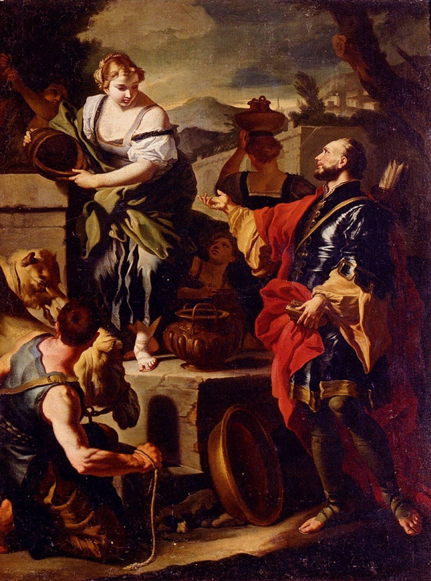 Rebecca and Eliezer at the Well by Francesco Solimena