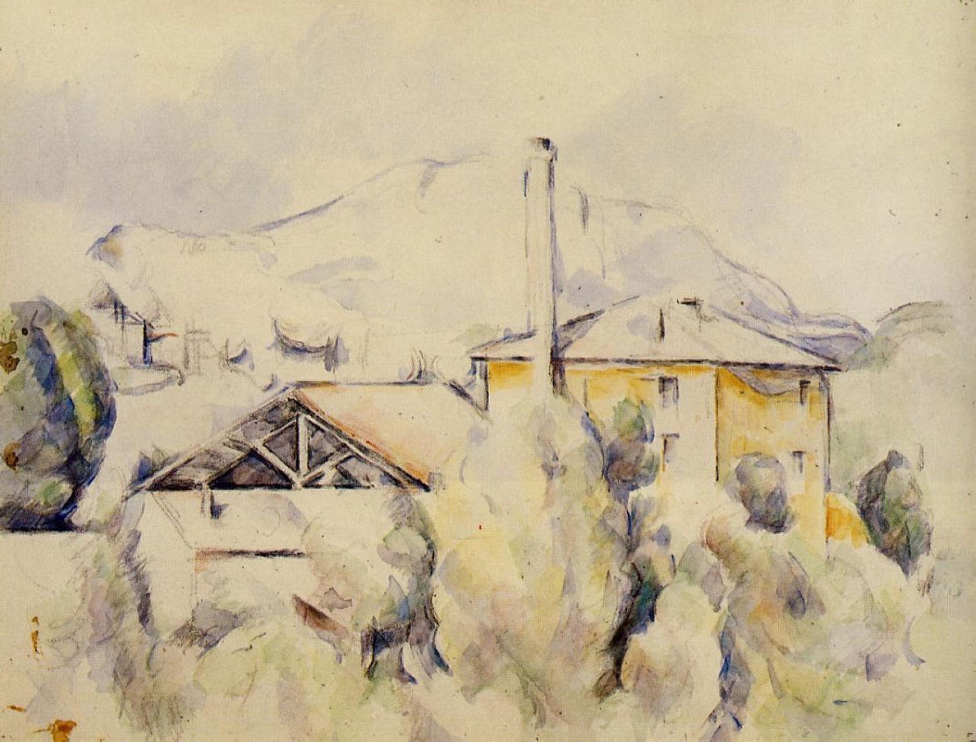 The Lime Kiln by Paul Cézanne