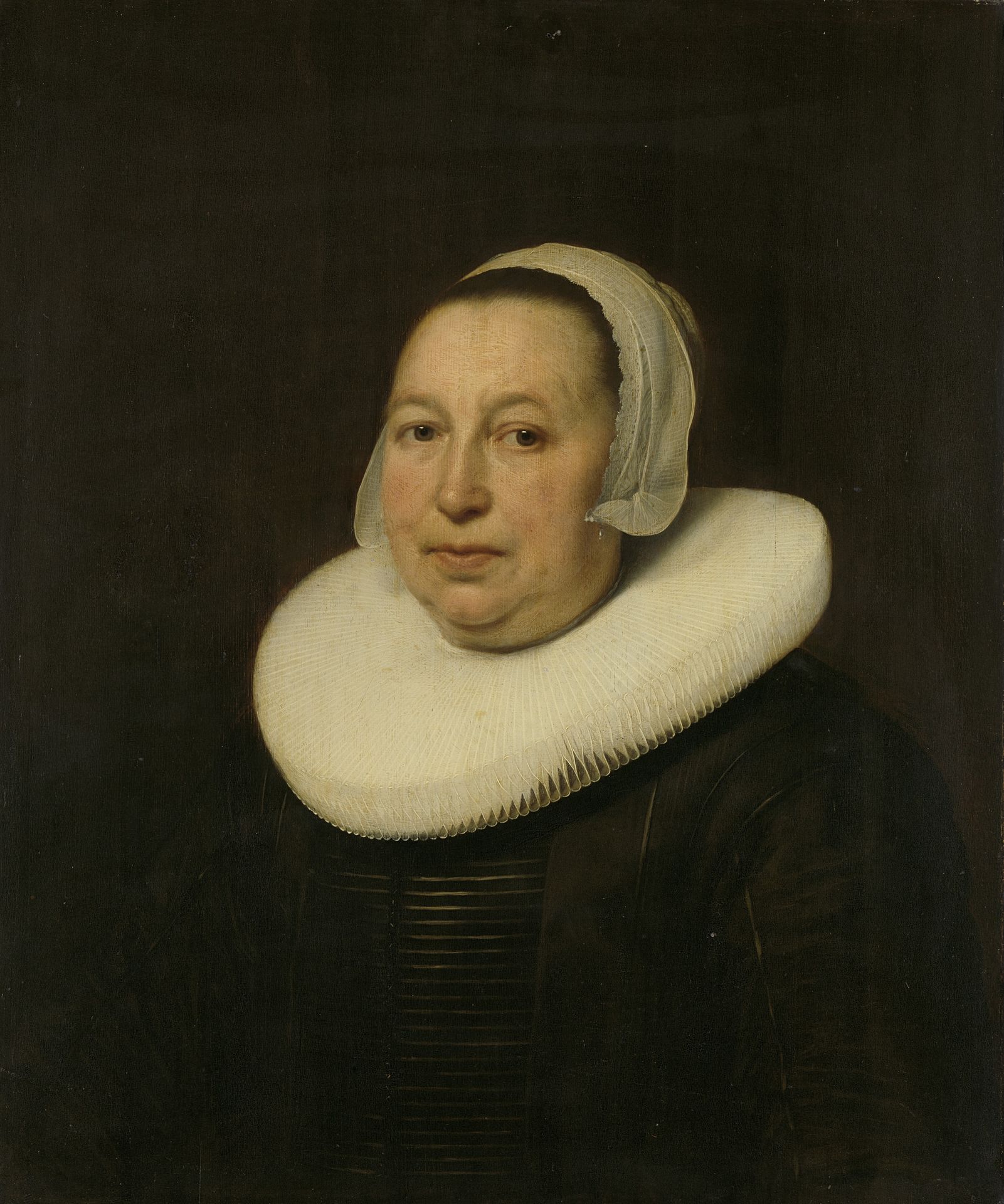 Maria Pietersdr de Leest (d. 1652), Wife of Samuel van Lansbergen by Bartholomeus van der Helst