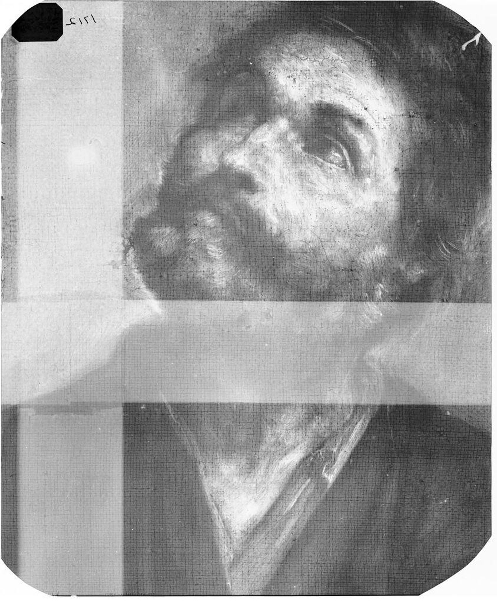 X-radiograph(s) of "An Astronomer" by Artist of original: Jusepe de Ribera