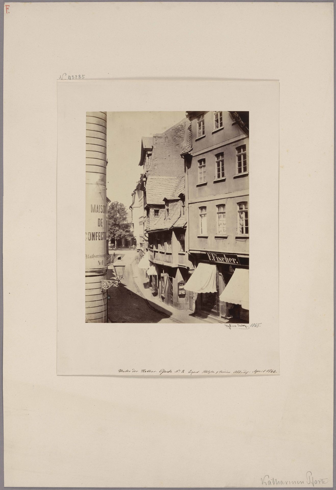 Frankfurt am Main_ Under the Katharinenpforte by Carl Friedrich Mylius