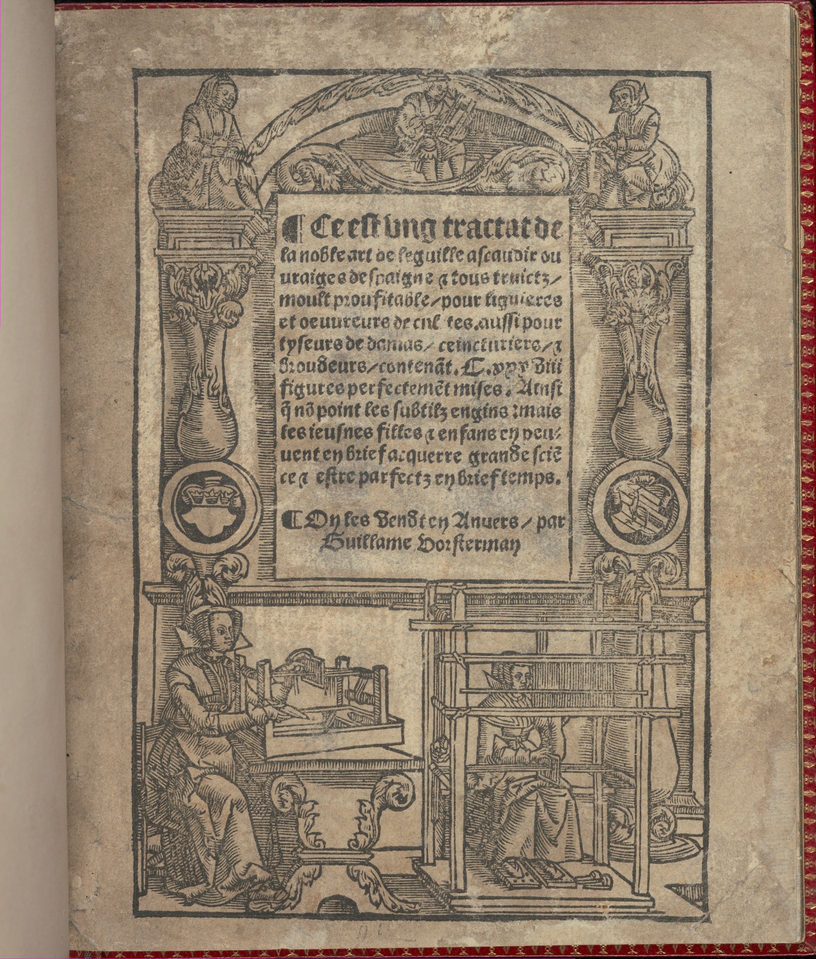 Ce est ung tractat de la noble art de leguille ascavoir ouvraiges de spaigne... by Willem Vosterman