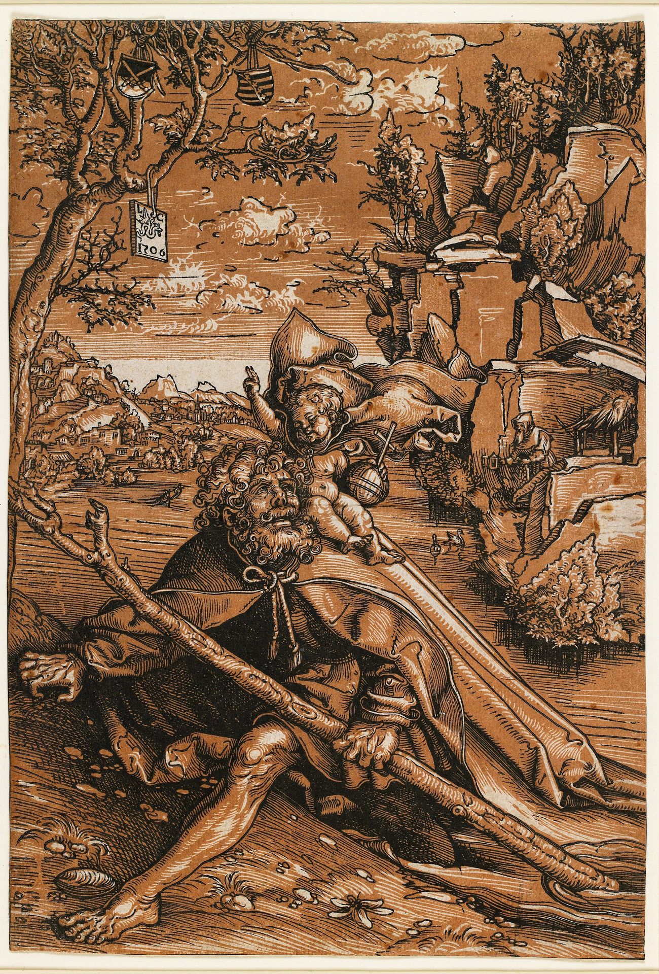 Saint Christopher by Lucas Cranach the Elder