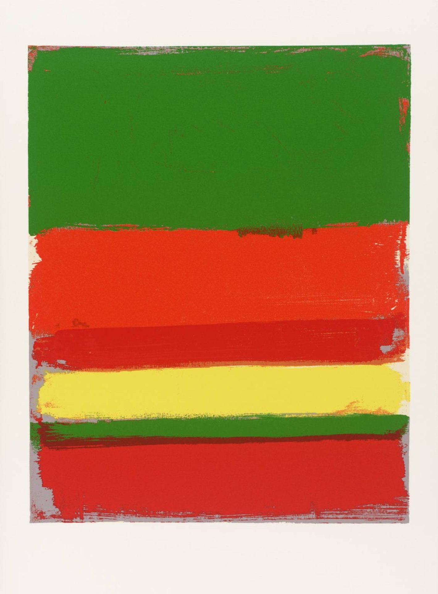 Untitled from the Shapes of Colour by Patrick Heron