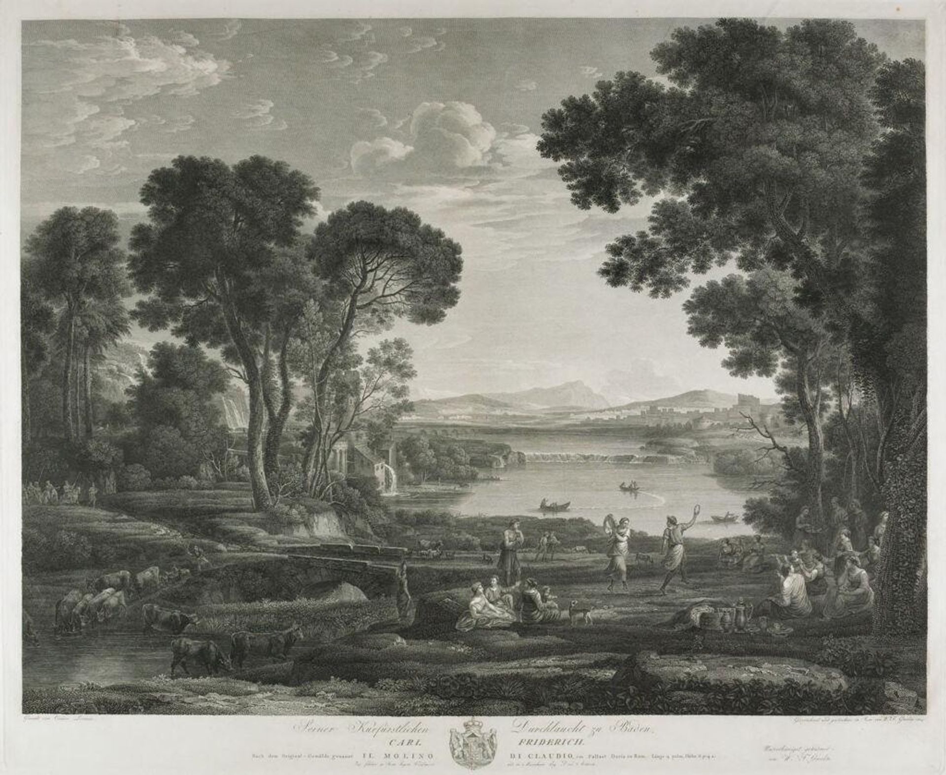 Claude's Mill by Friedrich Wilhelm Gmelin