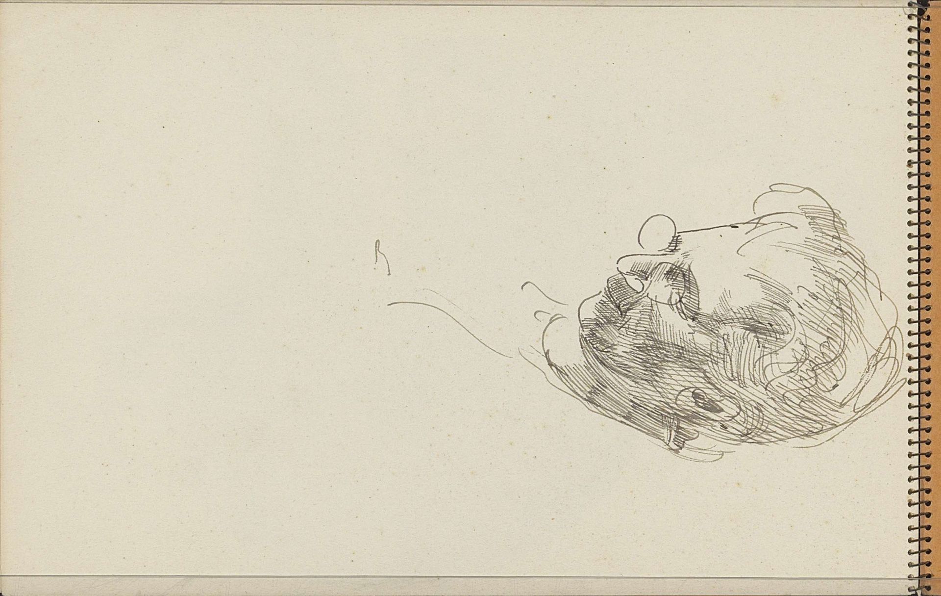 Portretkop van Joanna Lion Cachet-Cordes by Carel Adolph Lion Cachet