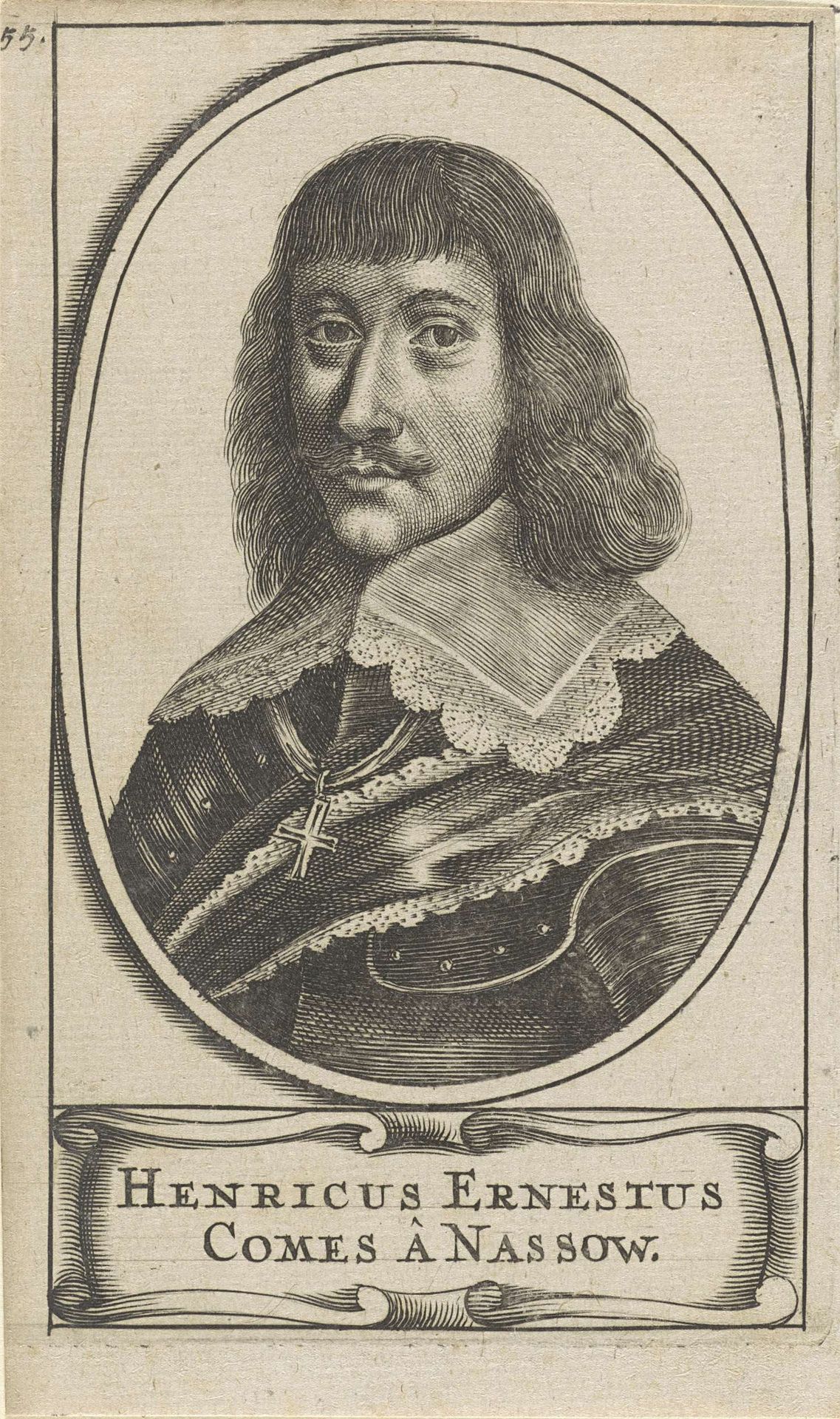 Portret van Hendrik Casimir I, graaf van Nassau-Dietz by Anonymous