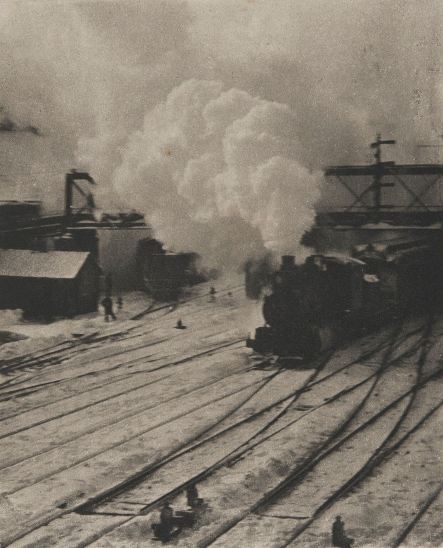 In the New York Central Yards by Alfred Stieglitz