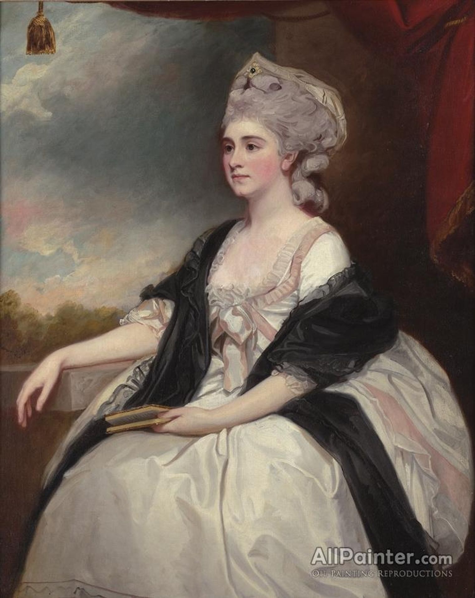 Mrs Mary Lutwyche, Nee Thomas by George Romney